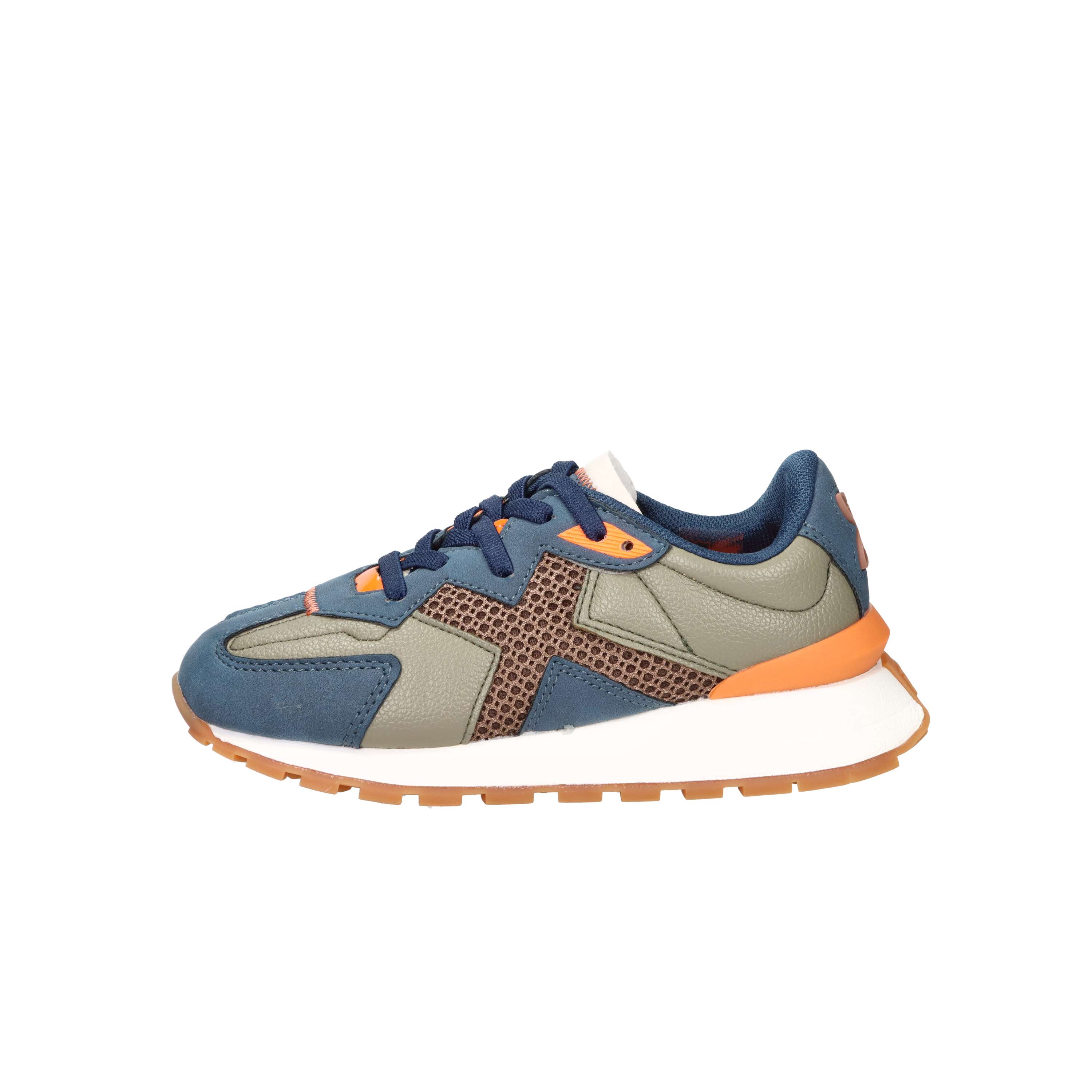 SNEAKERS BASSA 8044009 BLU/VERDE