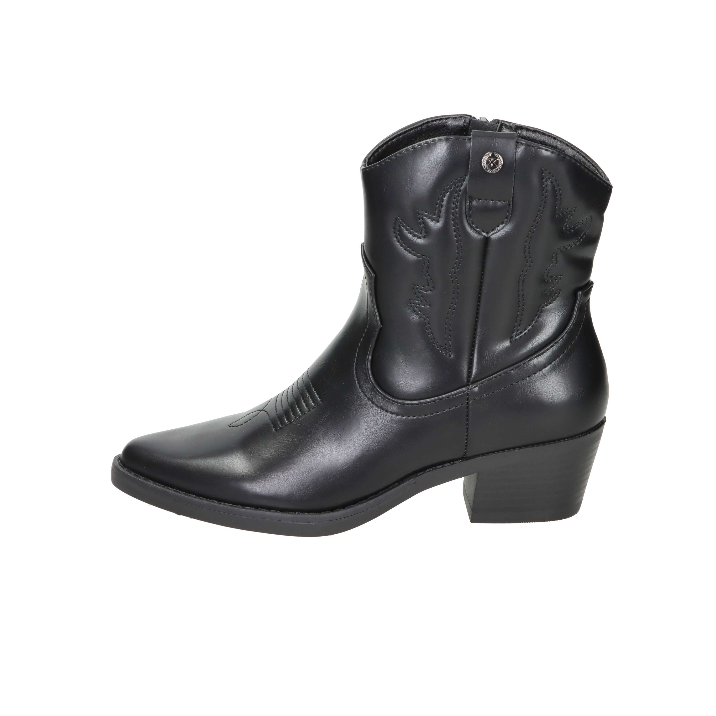 STIVALETTI TACCO 143118 NERO