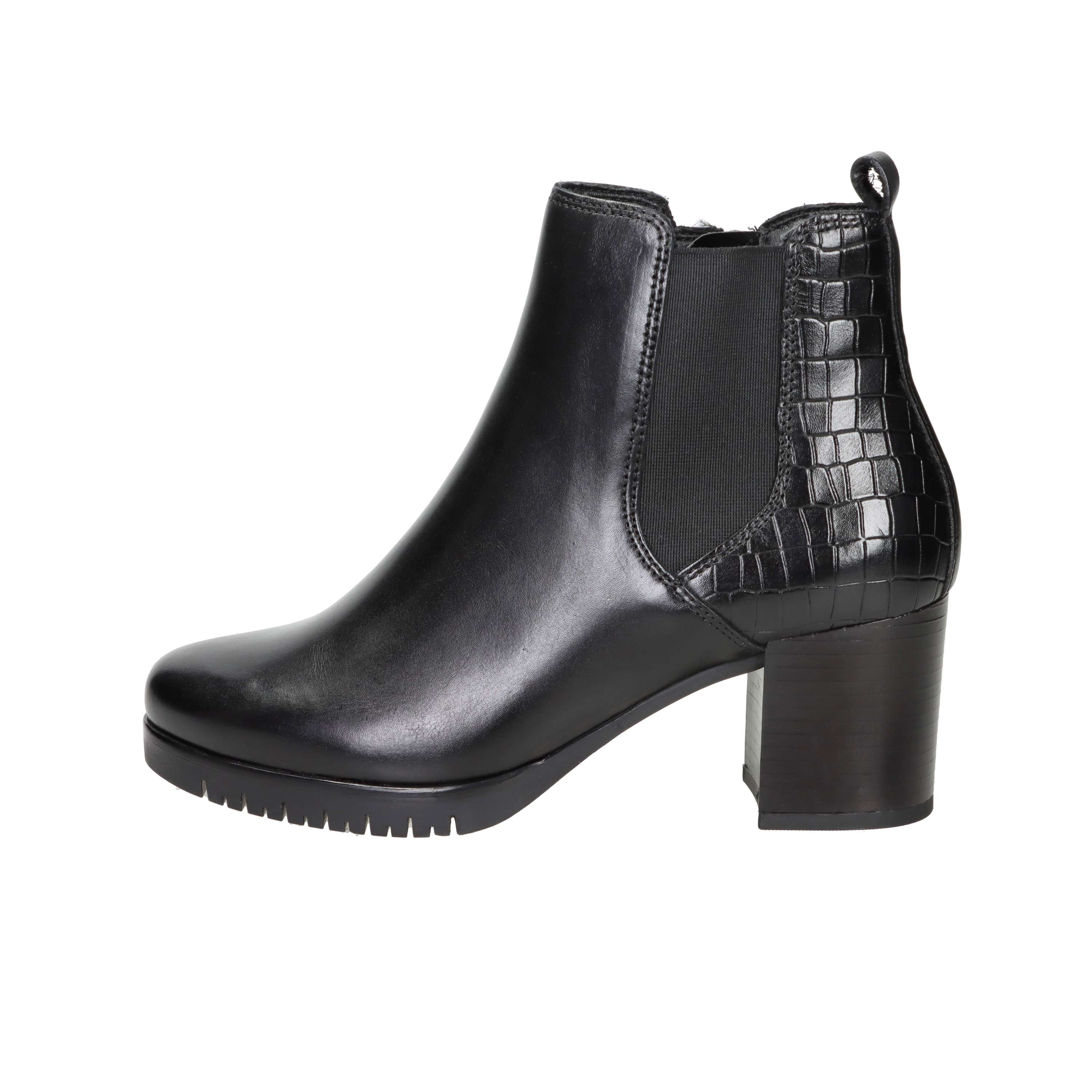 STIVALETTI TACCO IS143122 NERO