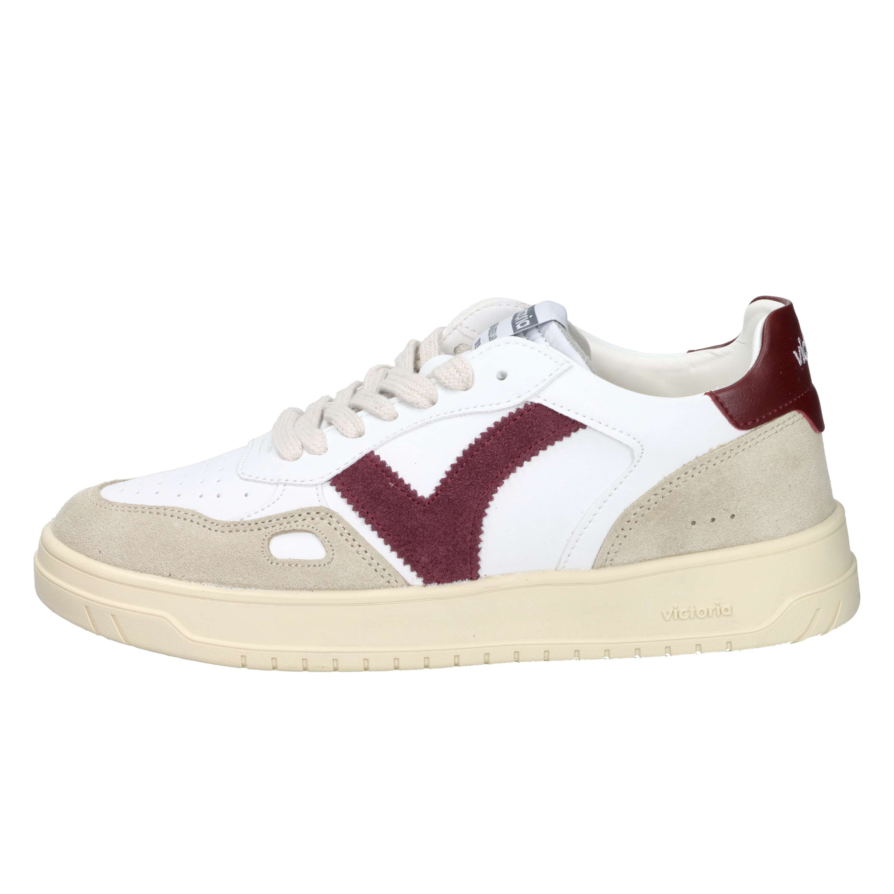 SNEAKERS BASSA 1257136 BIANCO/BORDEAUX