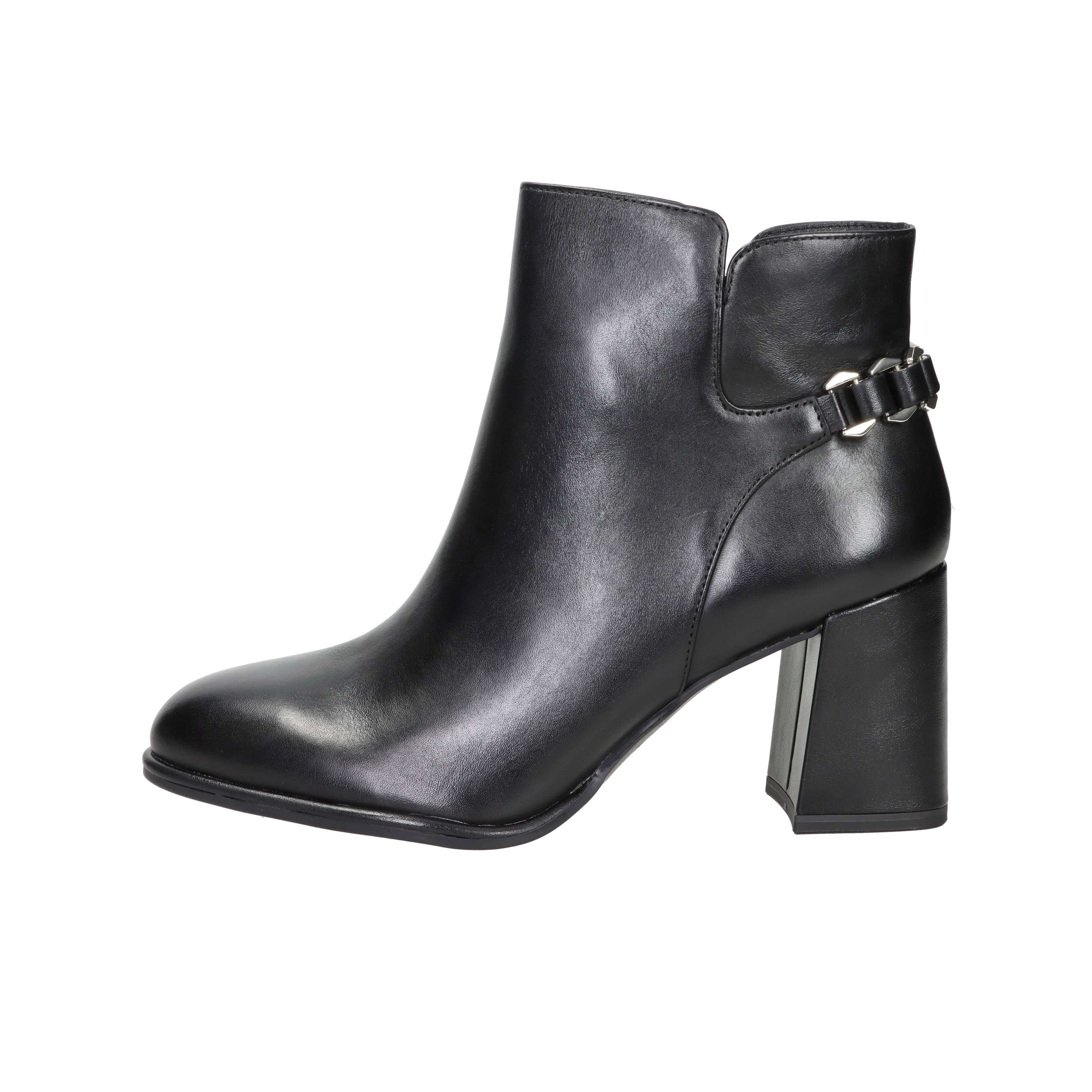 STIVALETTI TACCO 1-25346-45 NERO