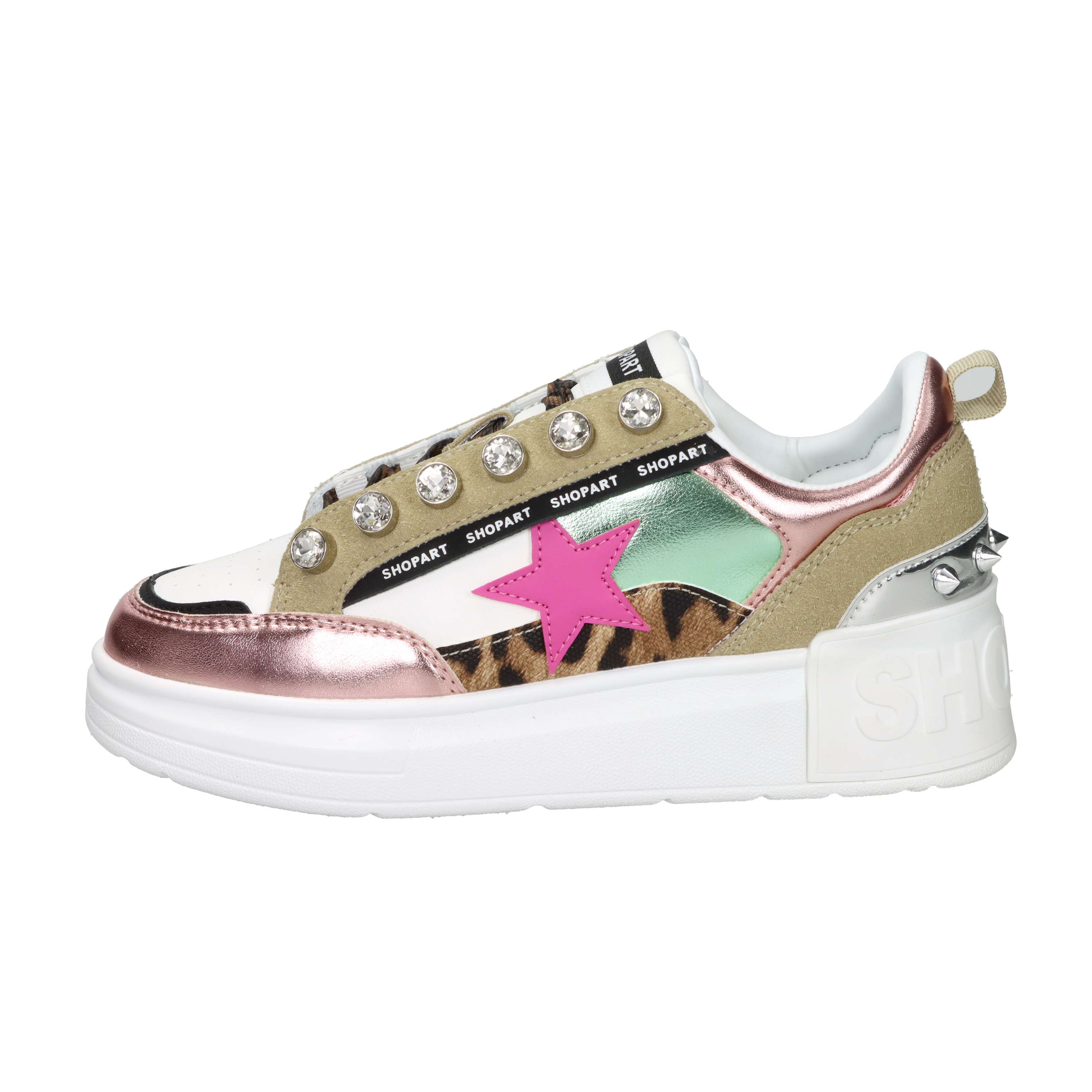 SNEAKERS BASSA SASF251211 BIANCO/FUCSIA