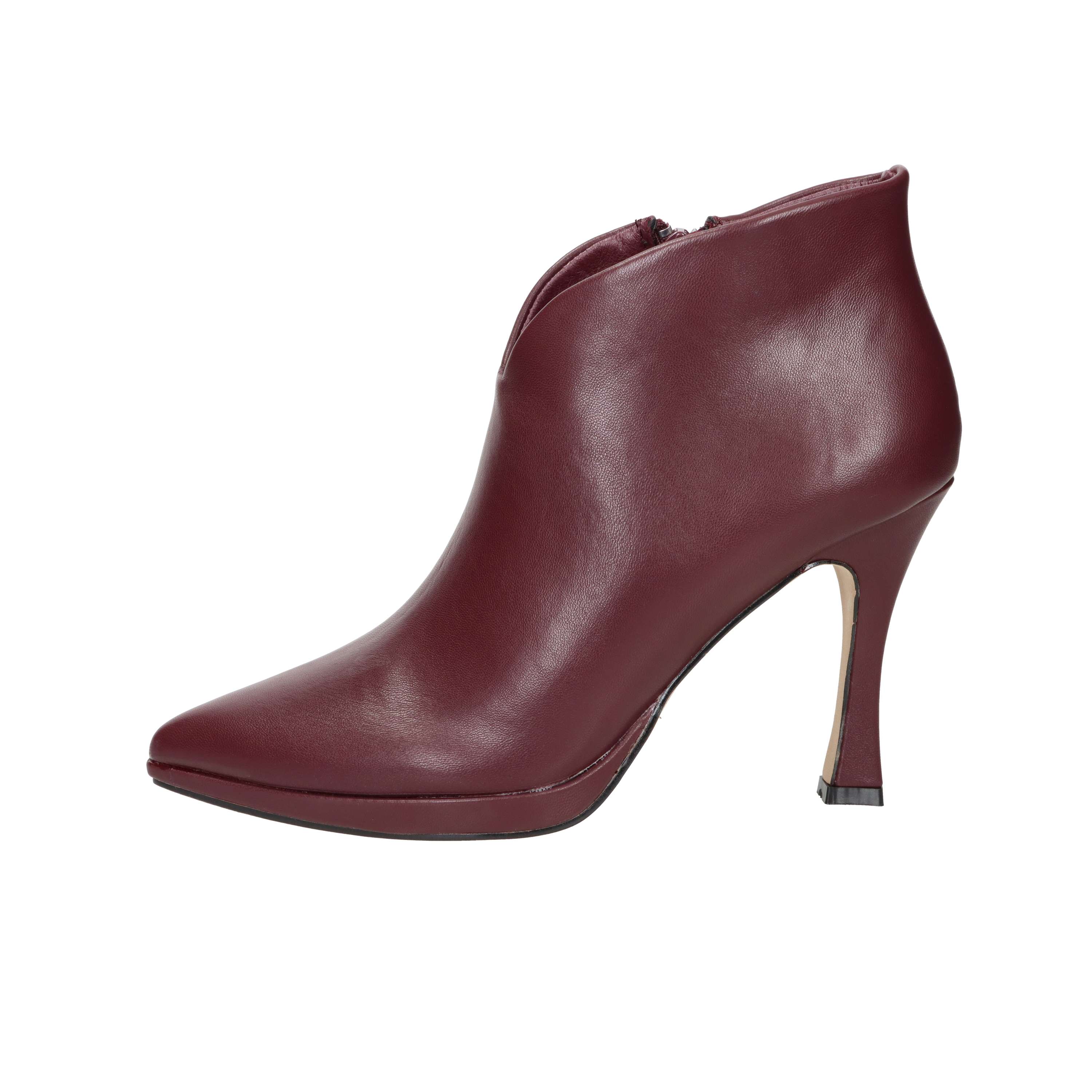 STIVALETTI TACCO MB600 BORDEAUX