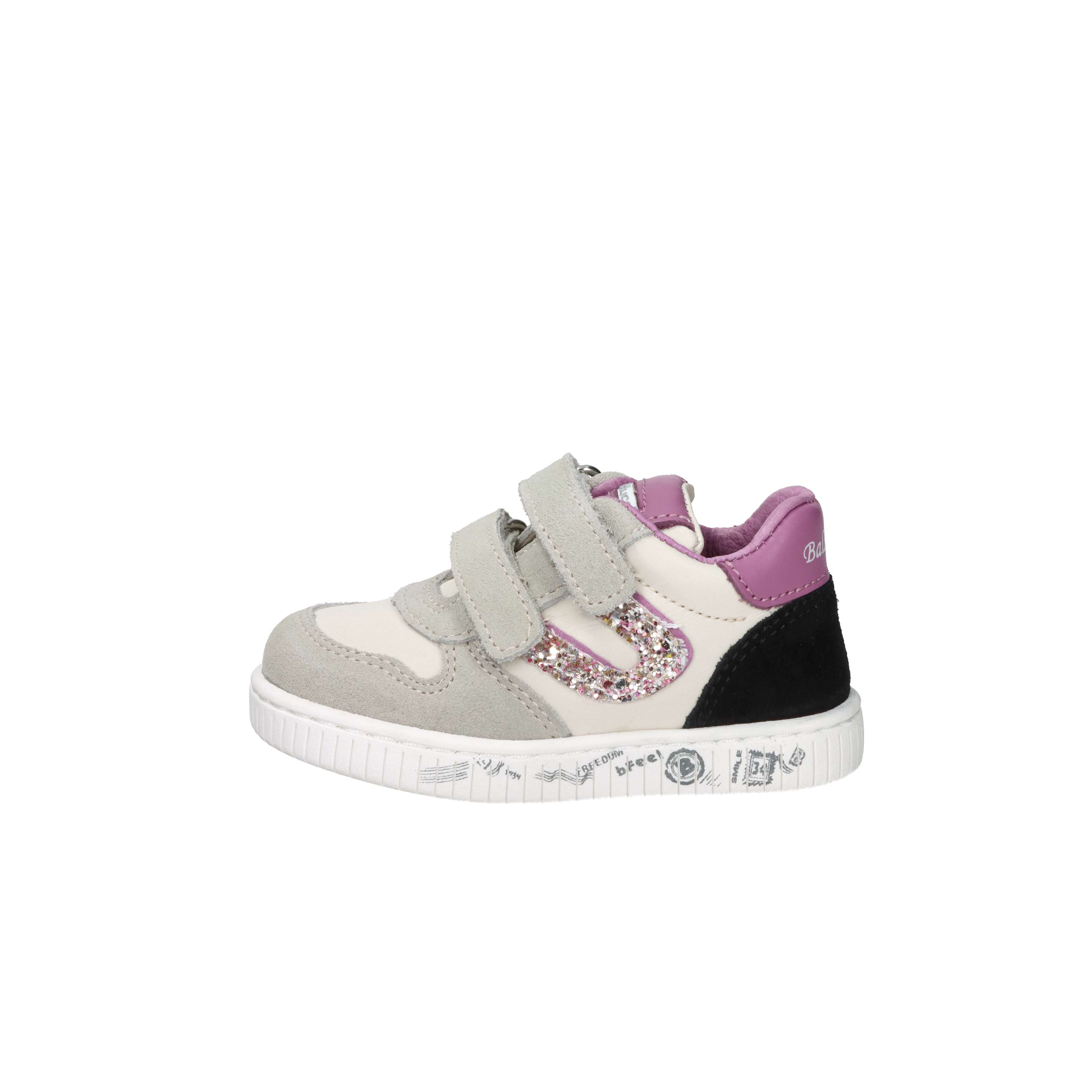 SNEAKERS BASSA MSPO4835 GRIGIO/ROSA