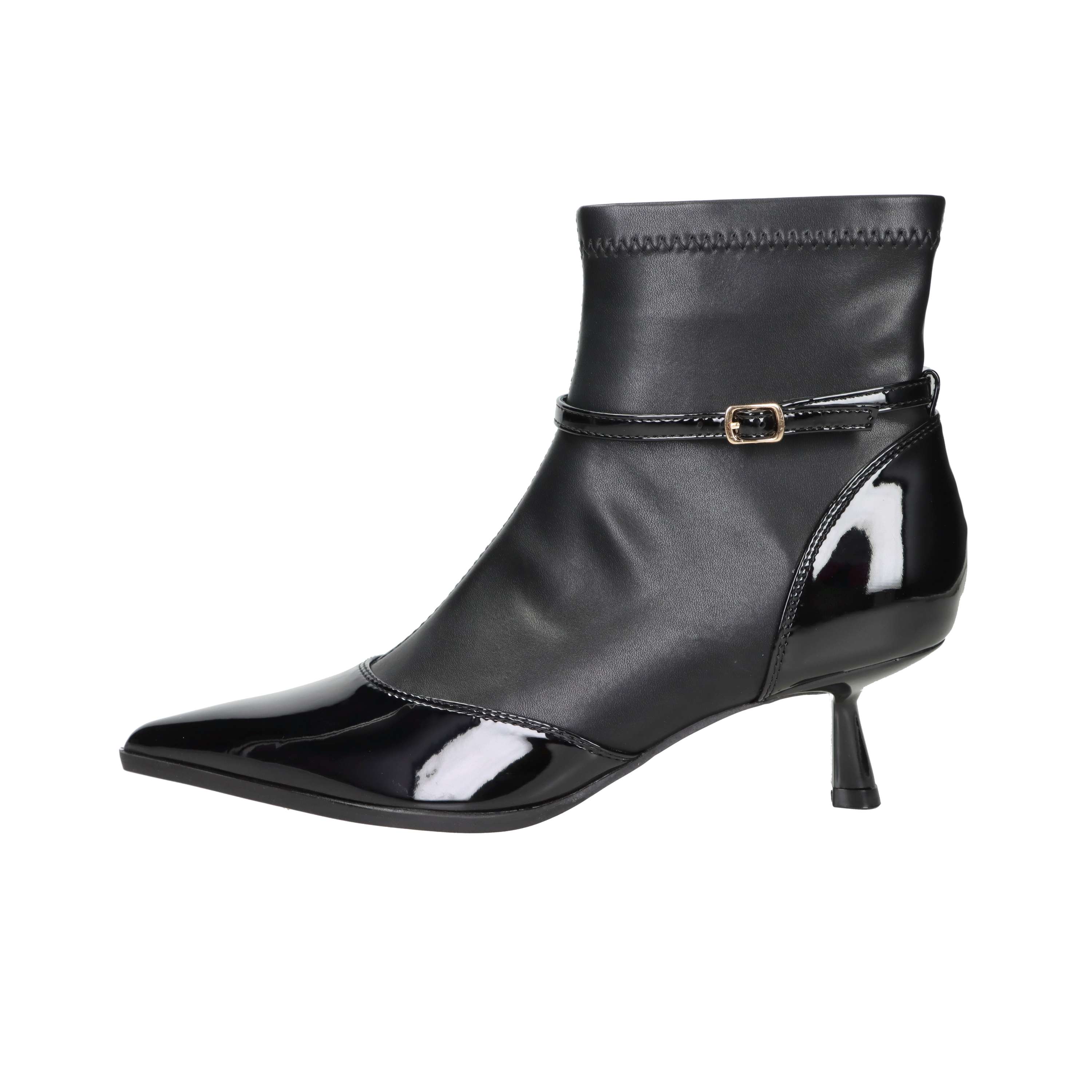 STIVALETTI TACCO 76135 NERO