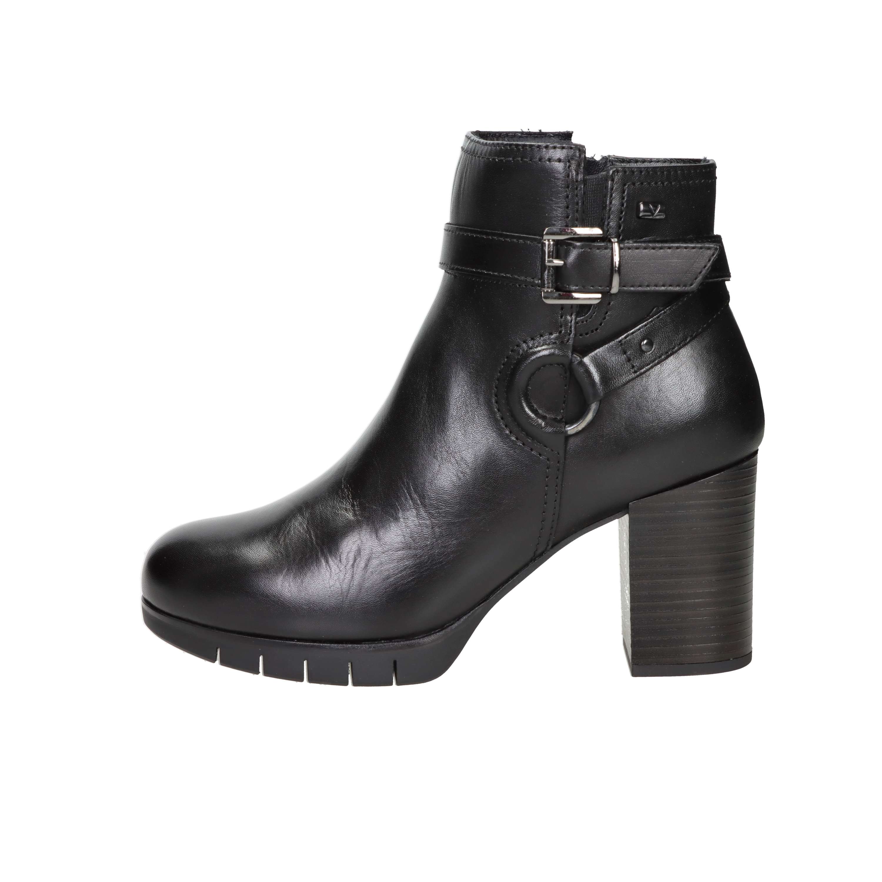 STIVALETTI TACCO 17240 NERO