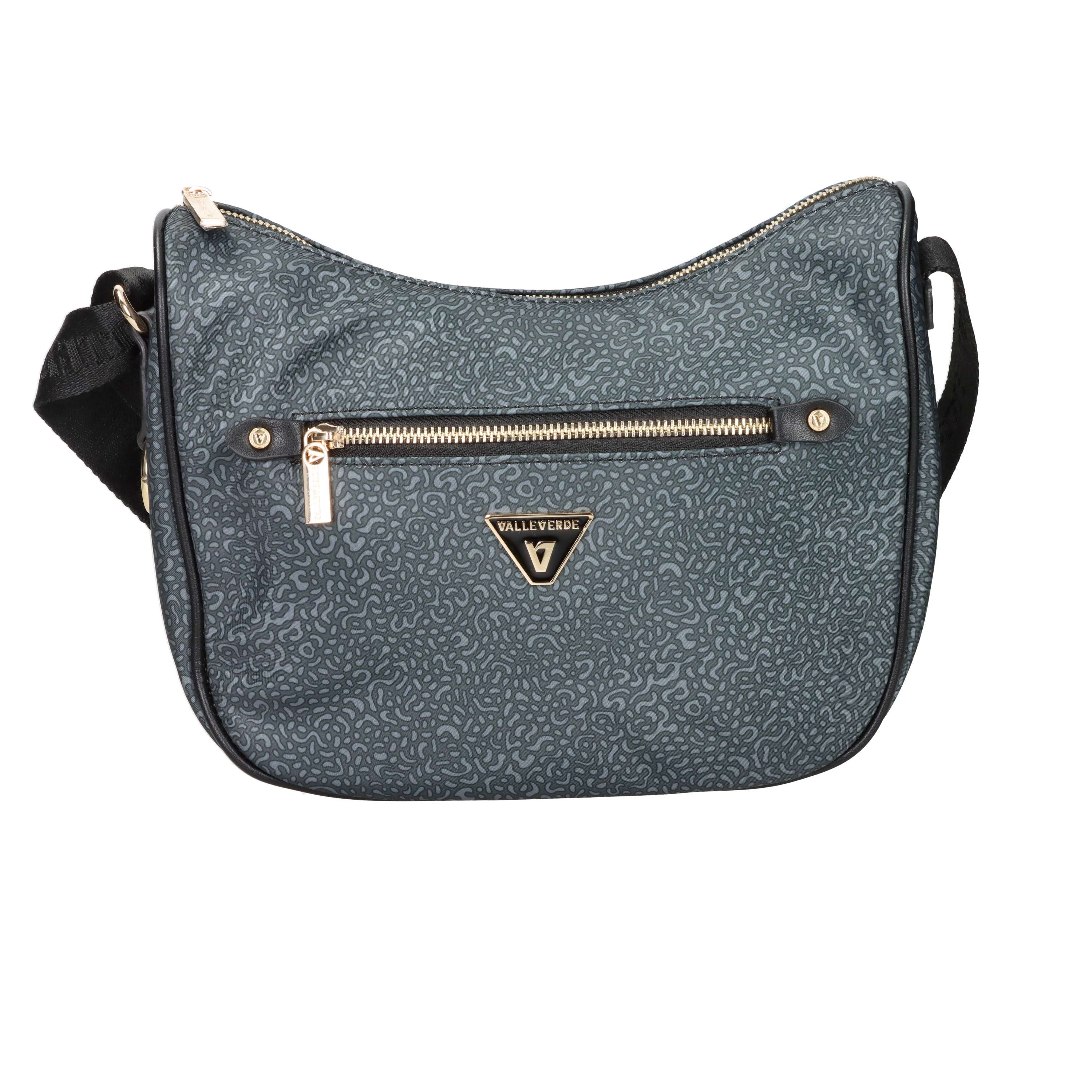 BORSA A TRACOLLA 96701A NERO/GRIGIO