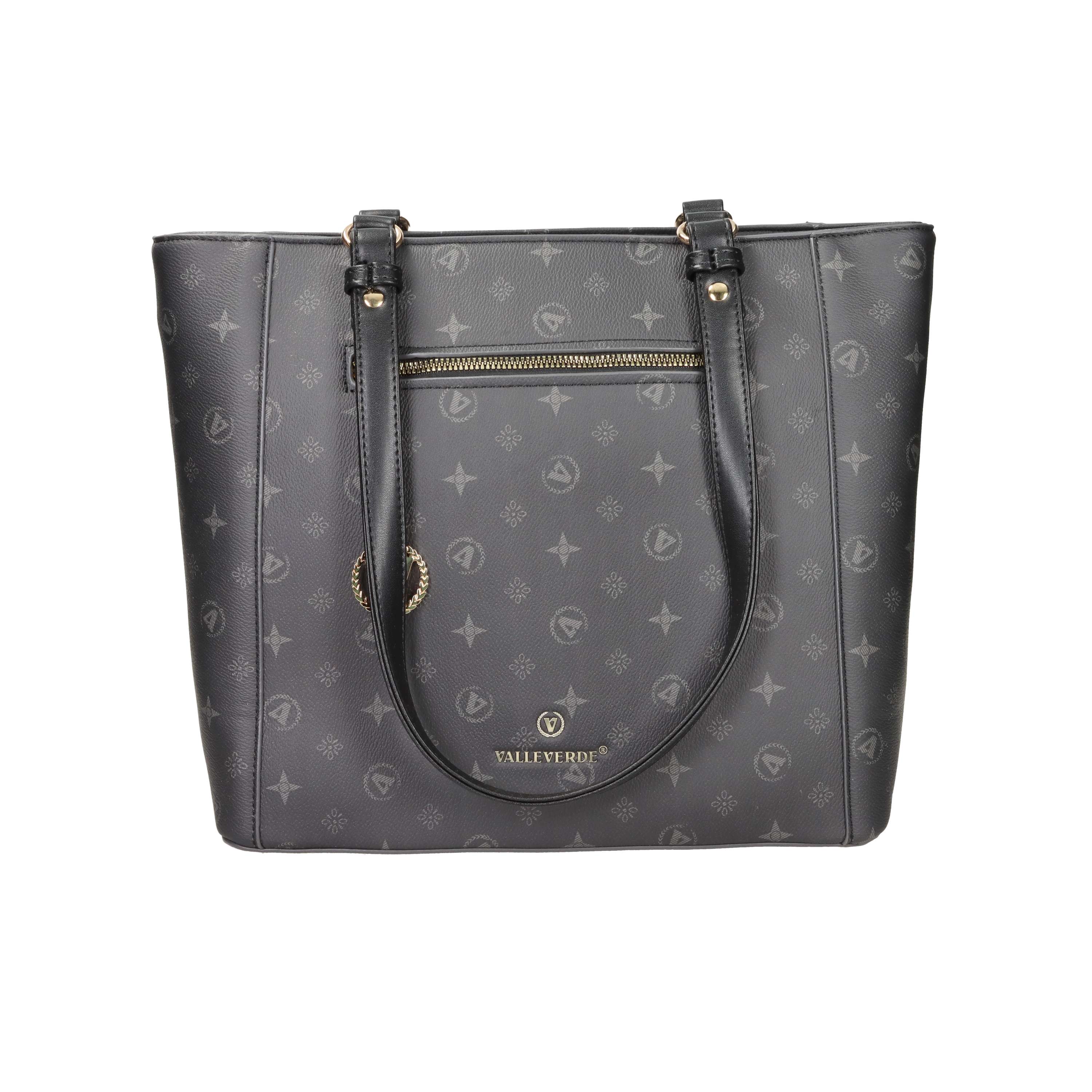 BORSA A SPALLA 96410 NERO/GRIGIO