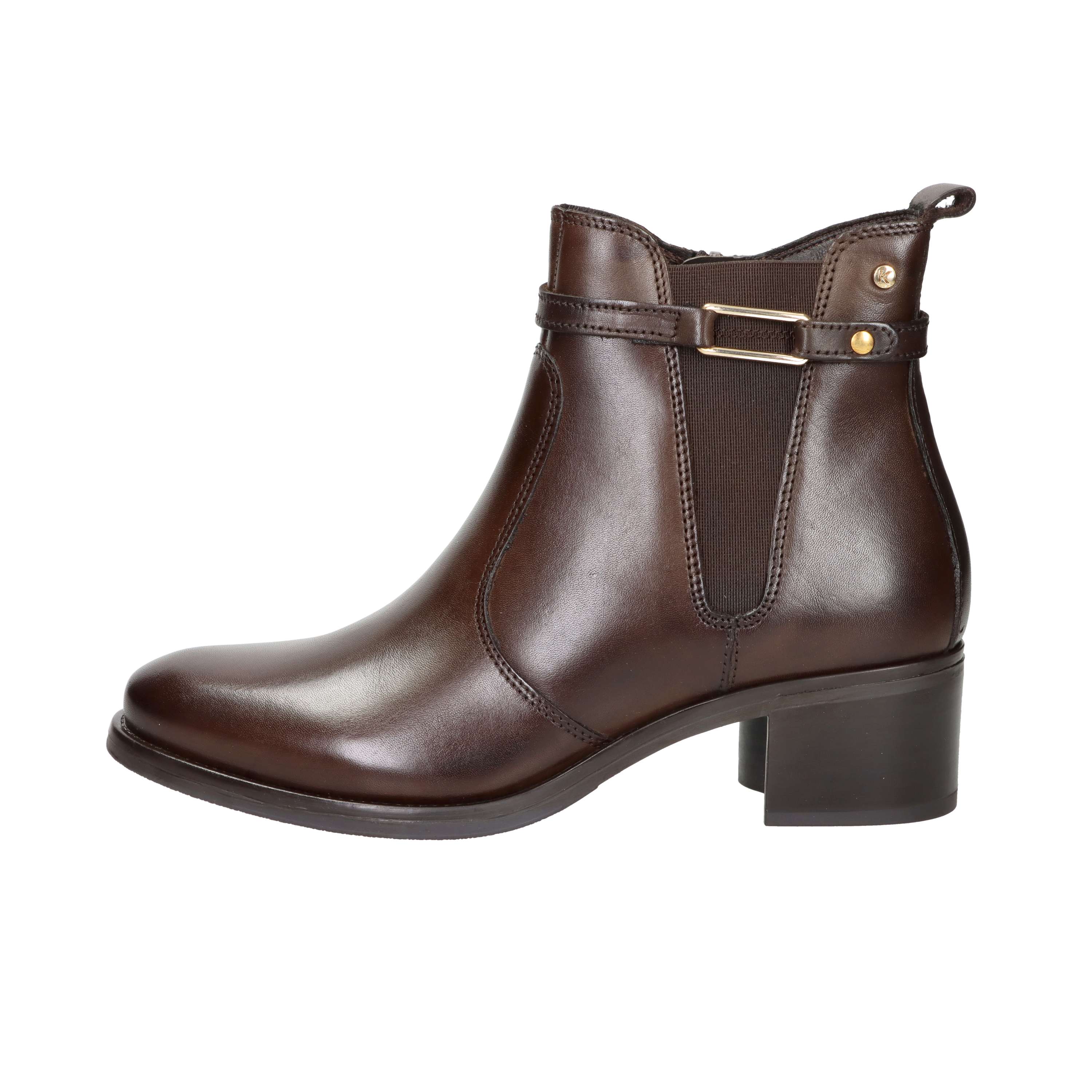 STIVALETTI TACCO K-11385 MARRONE