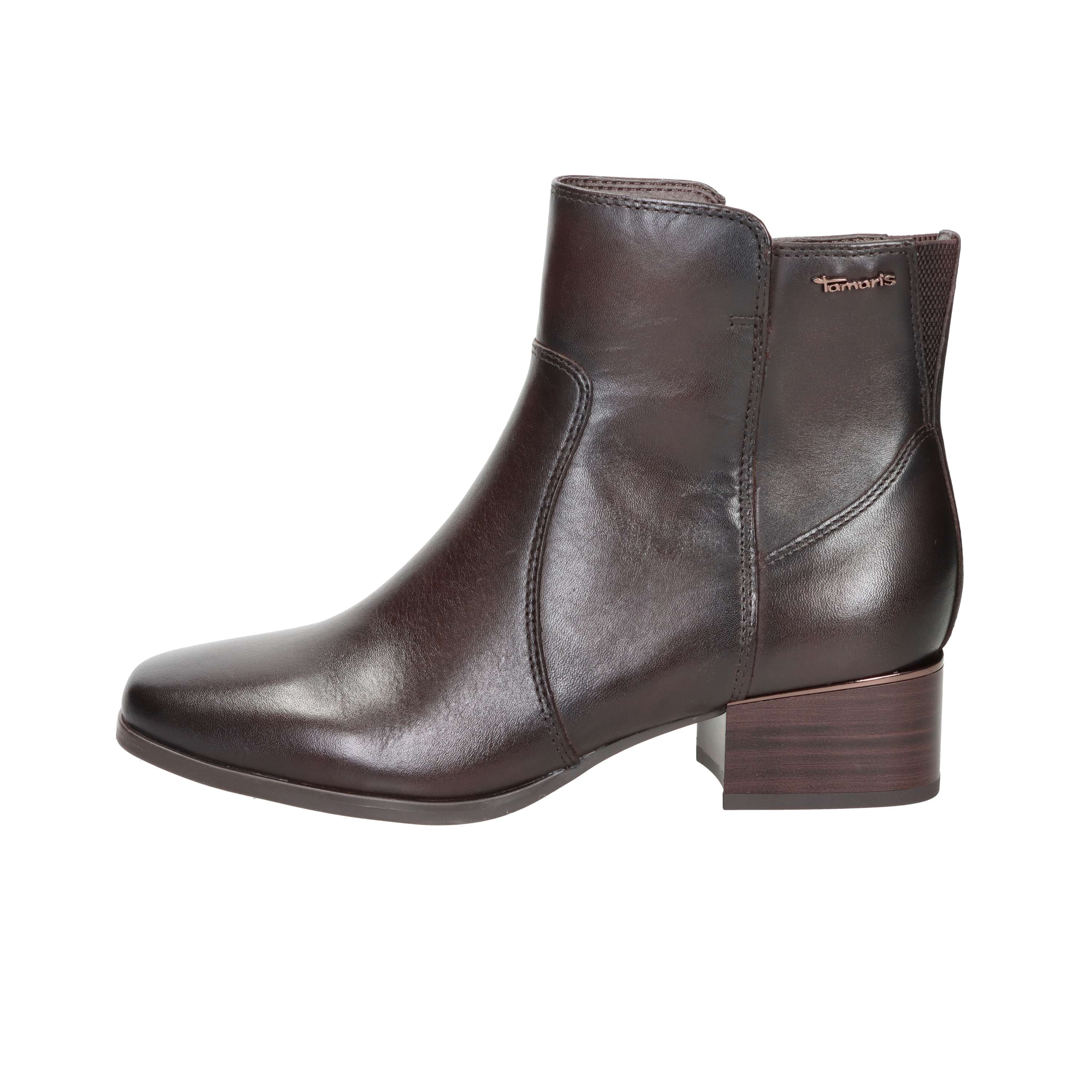 STIVALETTI TACCO 8-85300-45 MARRONE