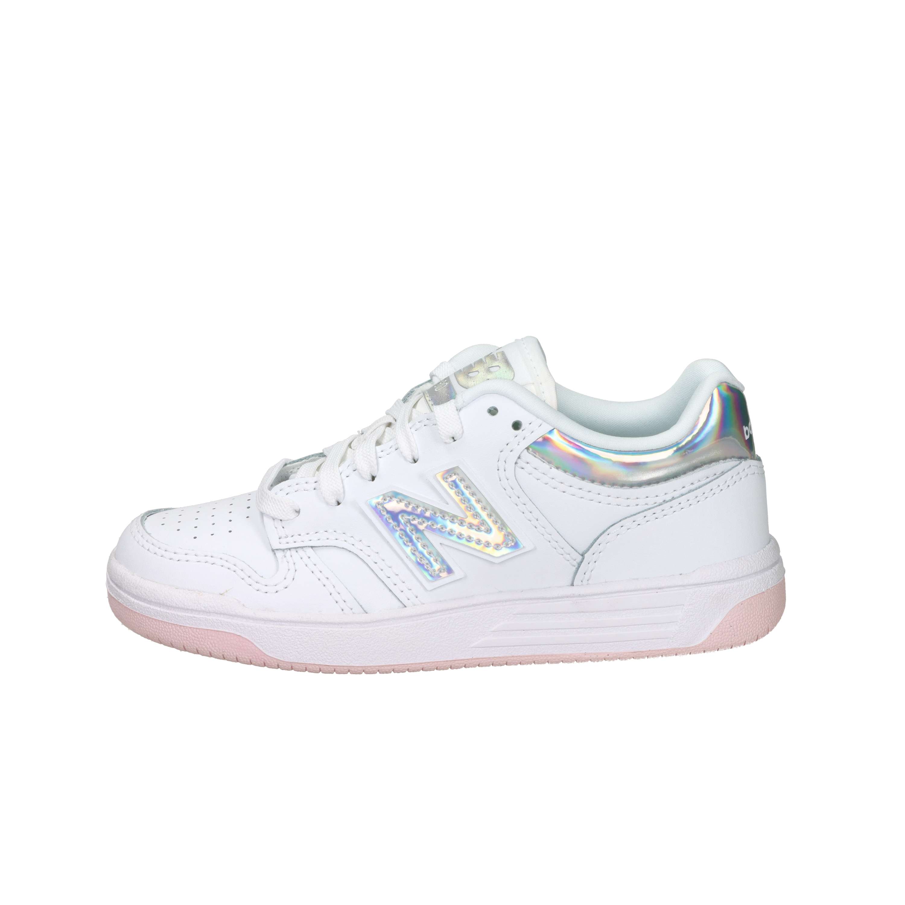 SNEAKERS BASSA PSB480KB BIANCO/ARGENTO