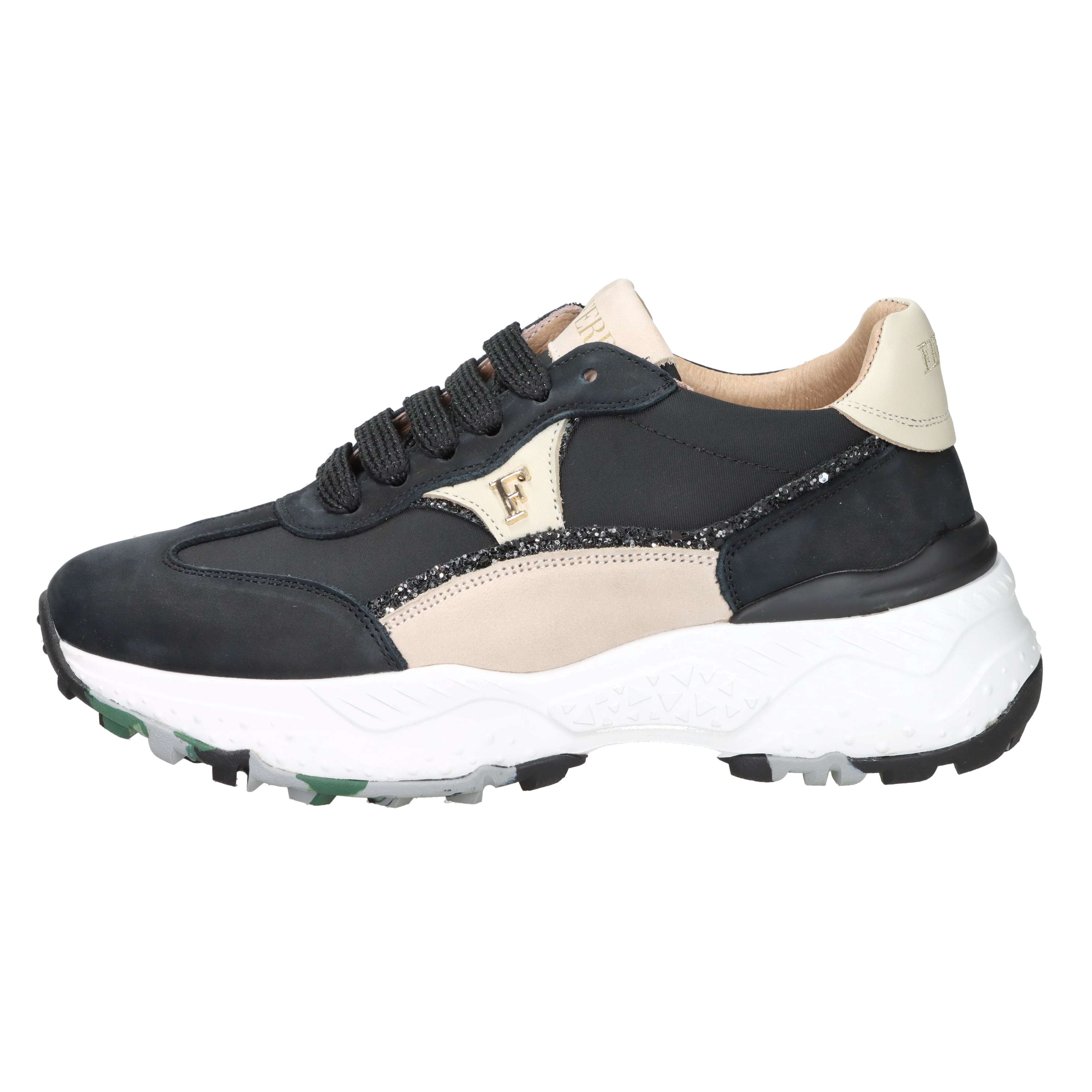 SNEAKERS BASSA F-451 NERO