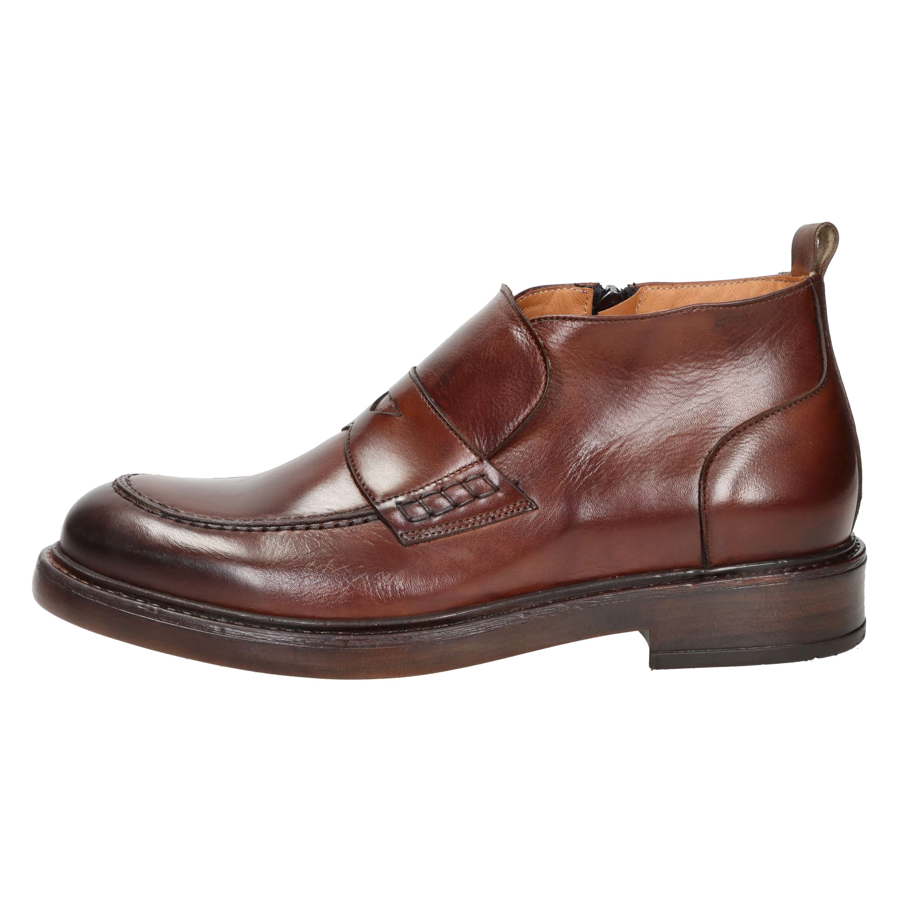 STIVALETTI BASSI 9830 MARRONE