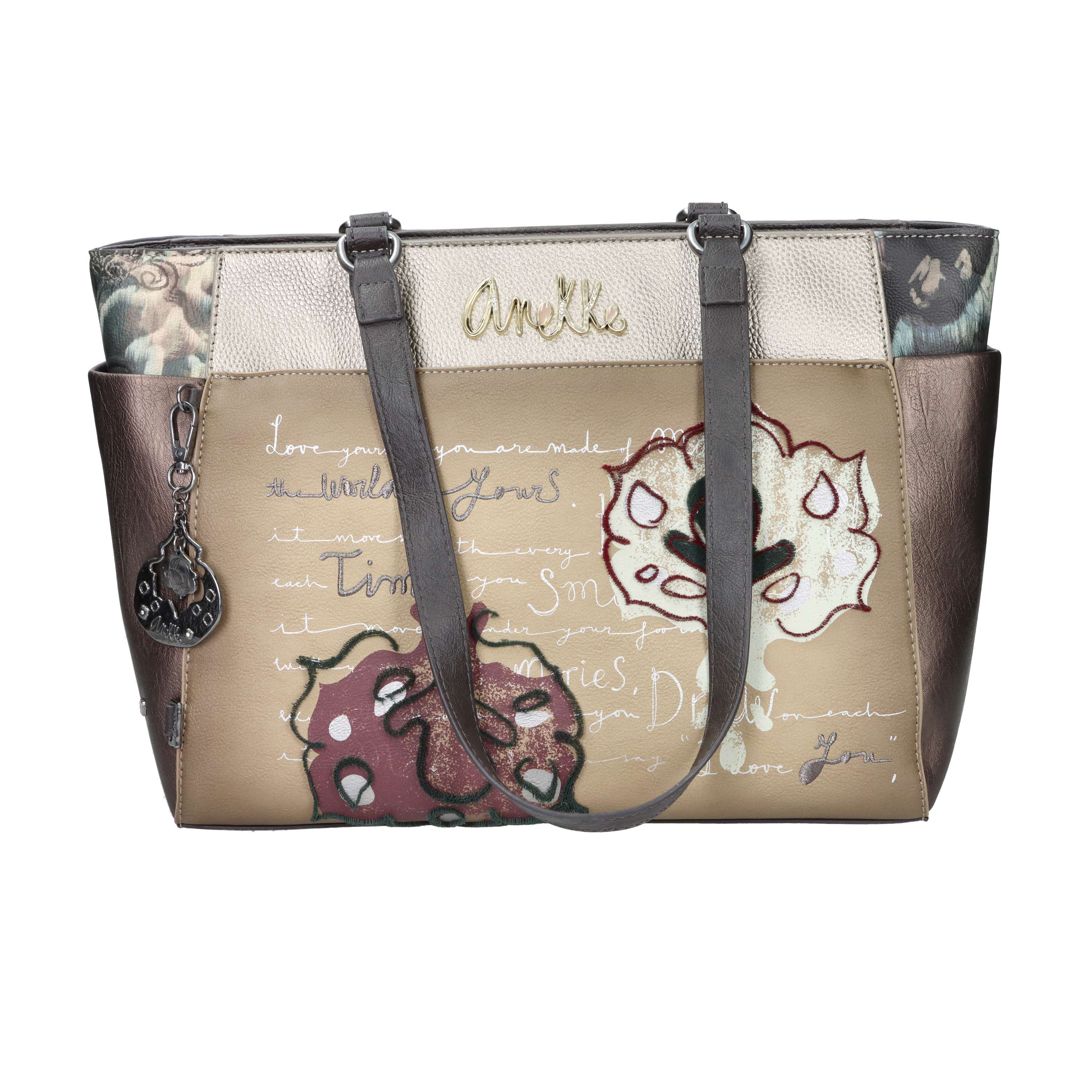 BORSA A SPALLA 41712-216 BRONZO