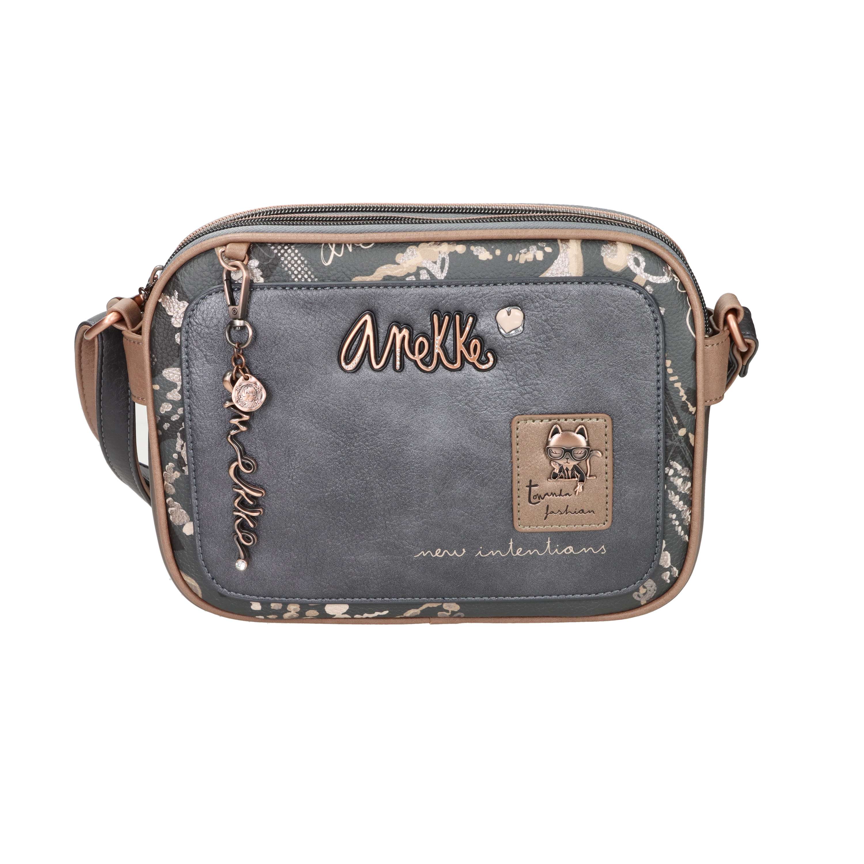 BORSA A TRACOLLA 41783-188 ANTRACITE