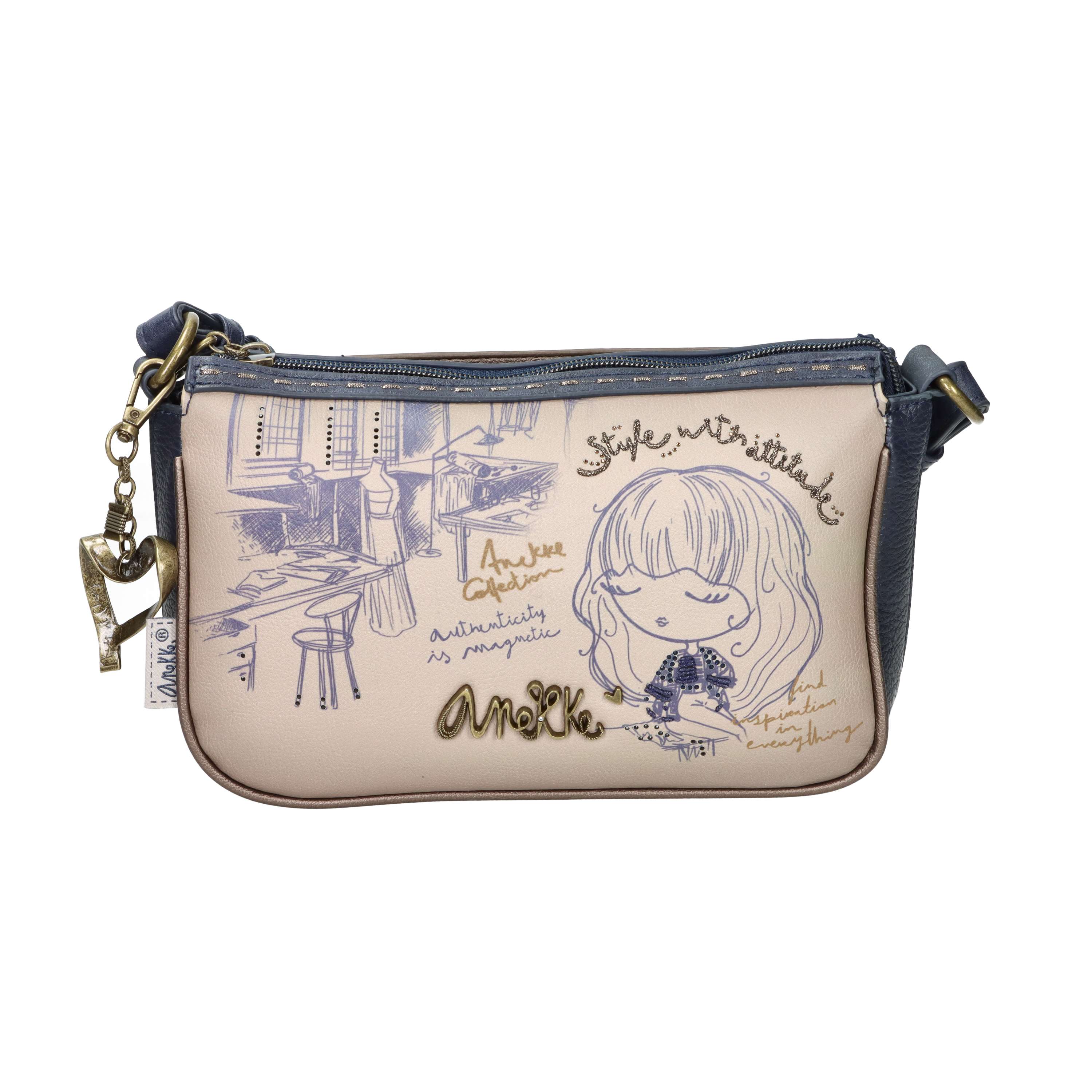 BORSA A TRACOLLA 41843-023 BLU