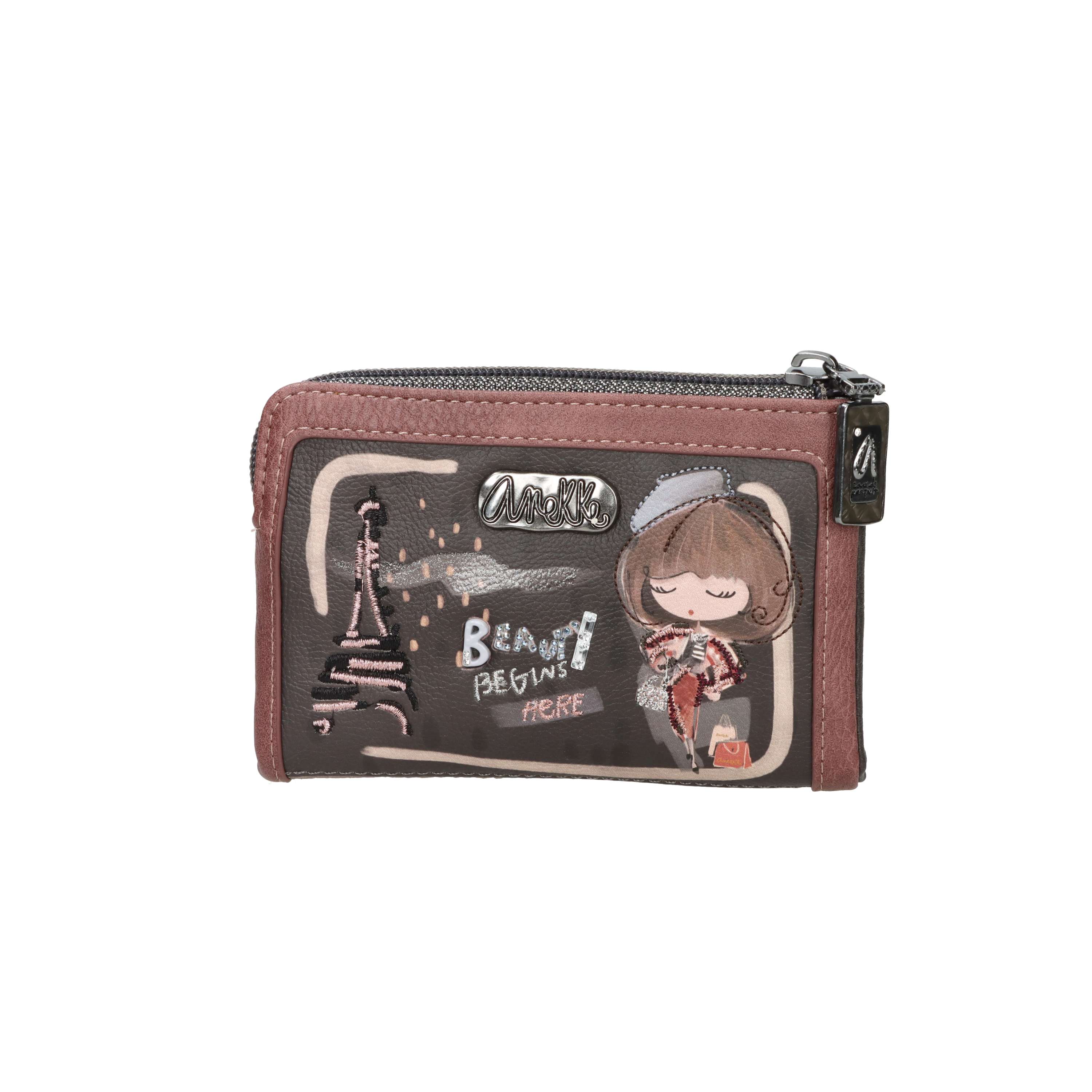 PORTAFOGLIO 41809-912 ROSA ANTICO