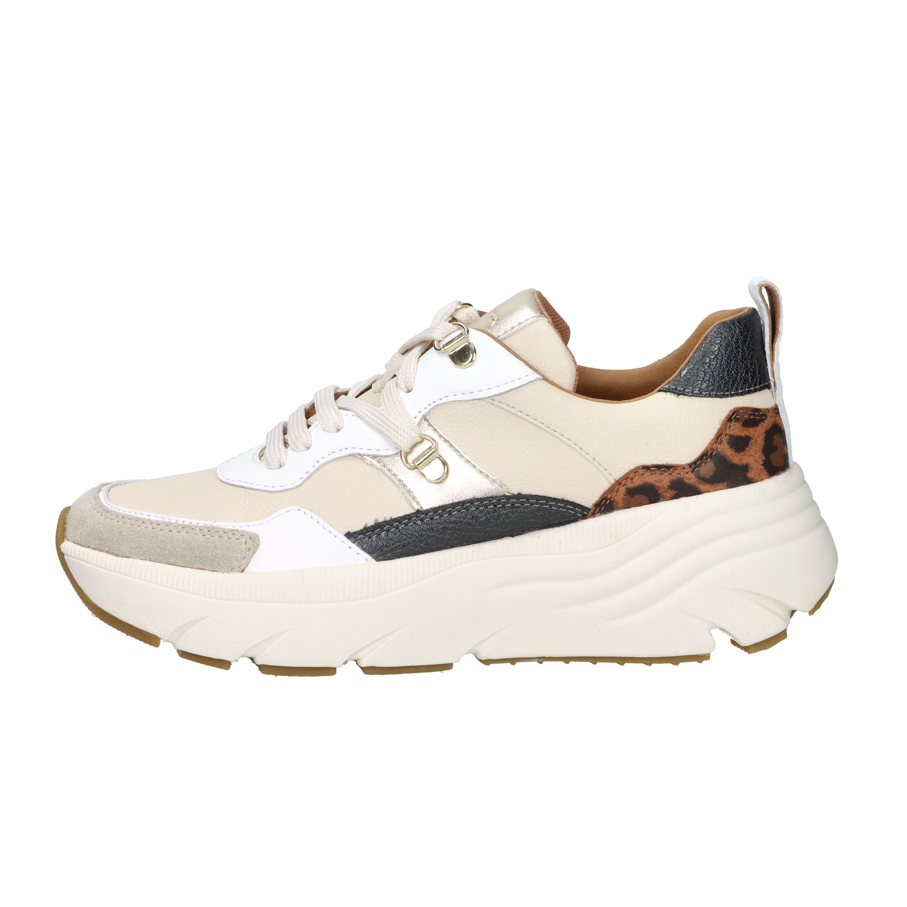 SNEAKERS BASSA D36UFE 05485 BEIGE