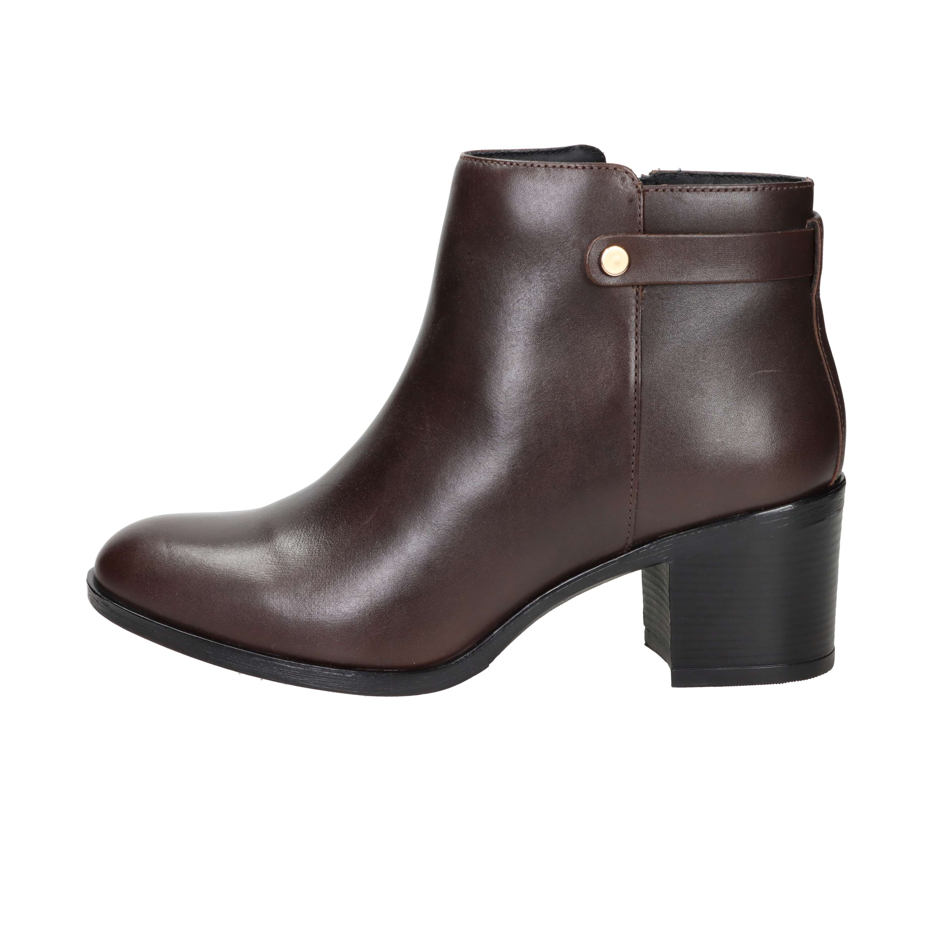 STIVALETTI TACCO D56FSA 00043 MARRONE