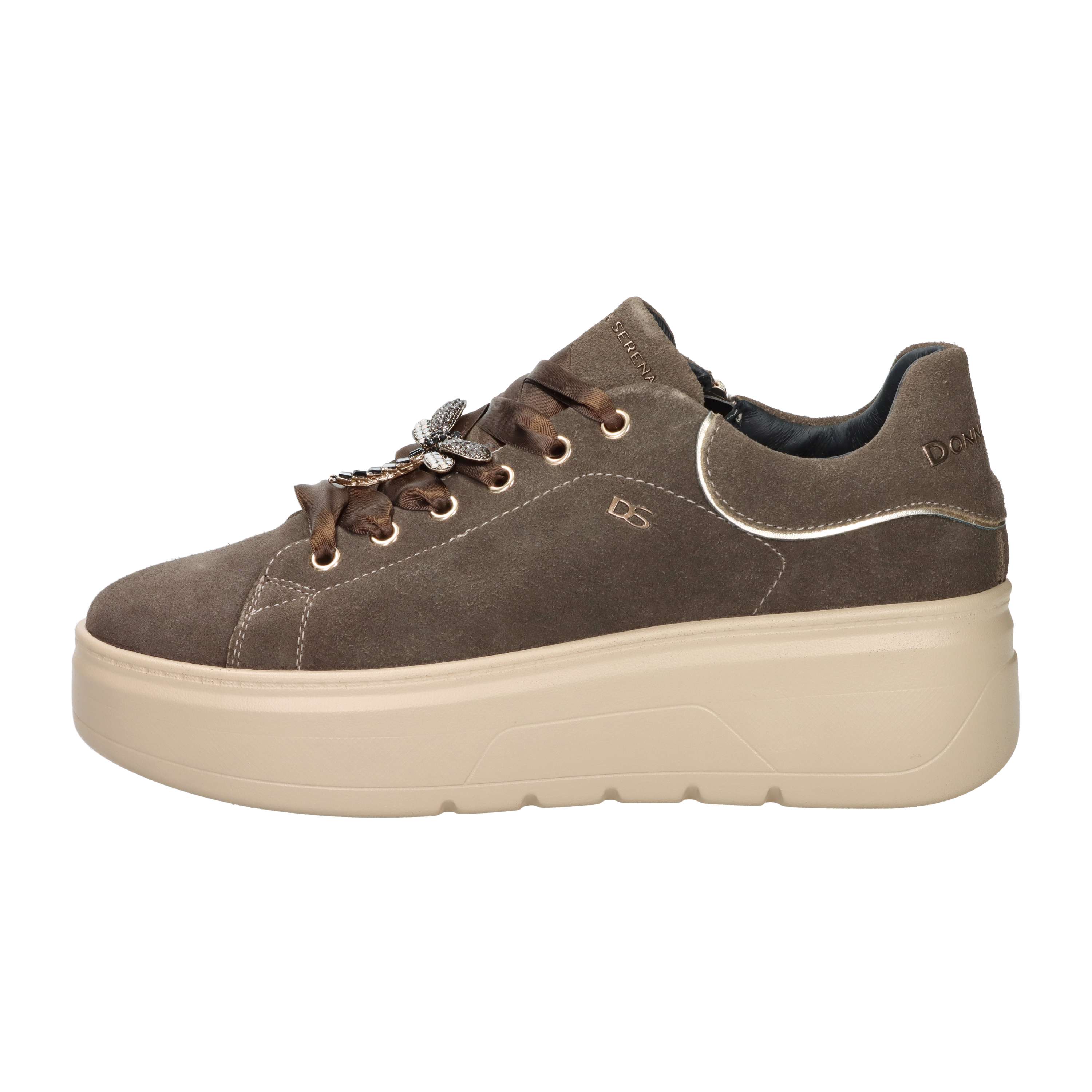 SNEAKERS BASSA 675885DP MARRONE