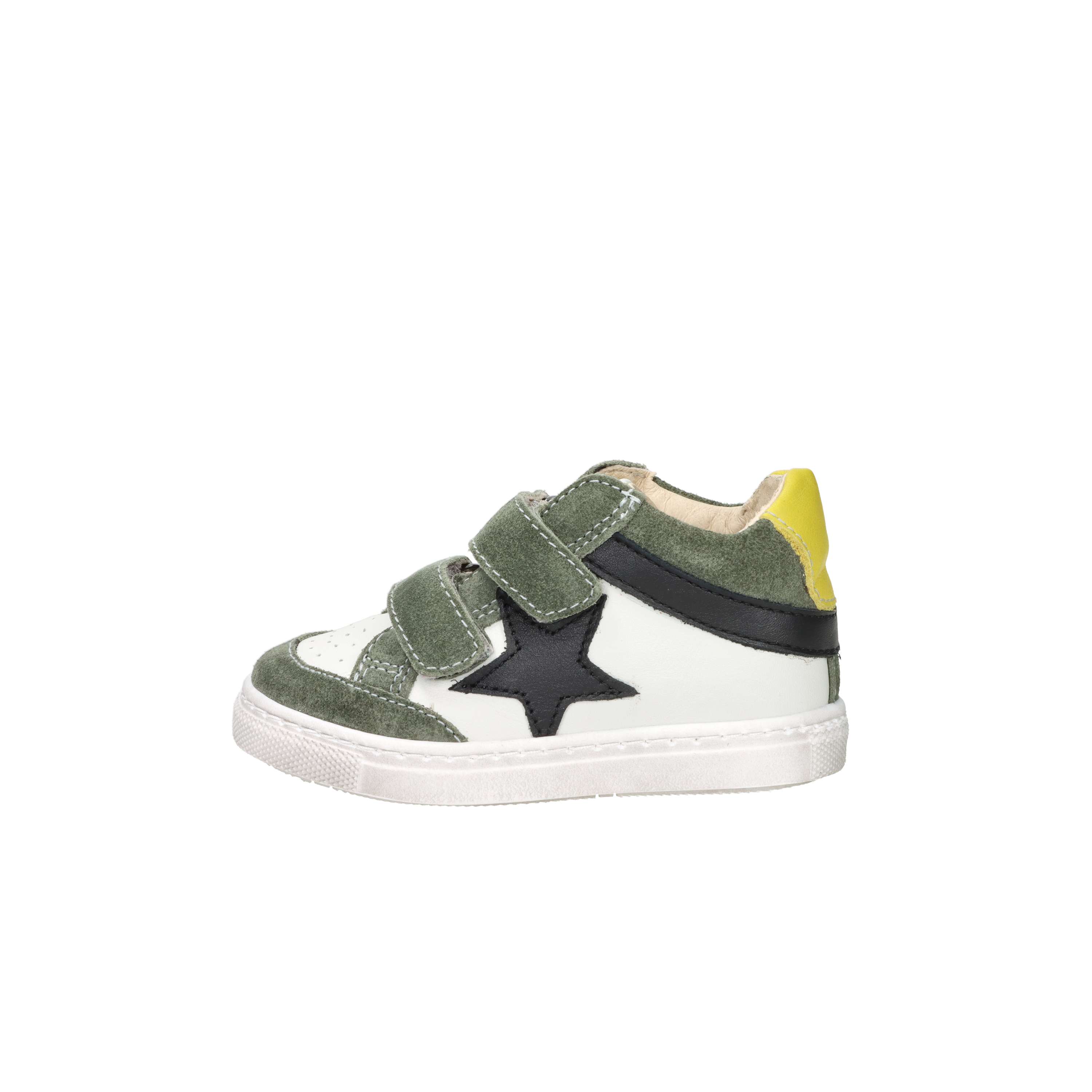 SNEAKERS BASSA C6503.61 BIANCO/VERDE