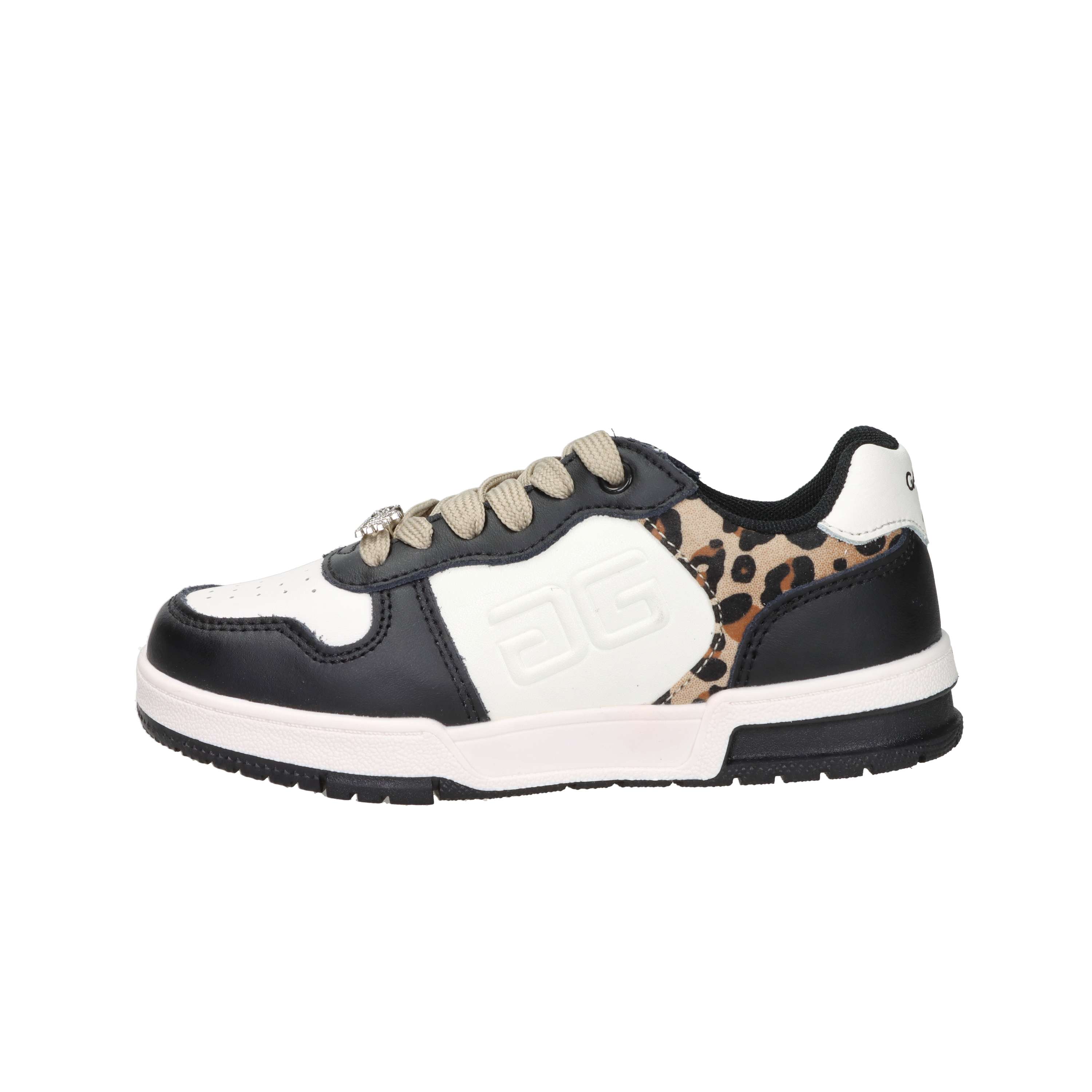 SNEAKERS BASSA GS0071L BIANCO/NERO