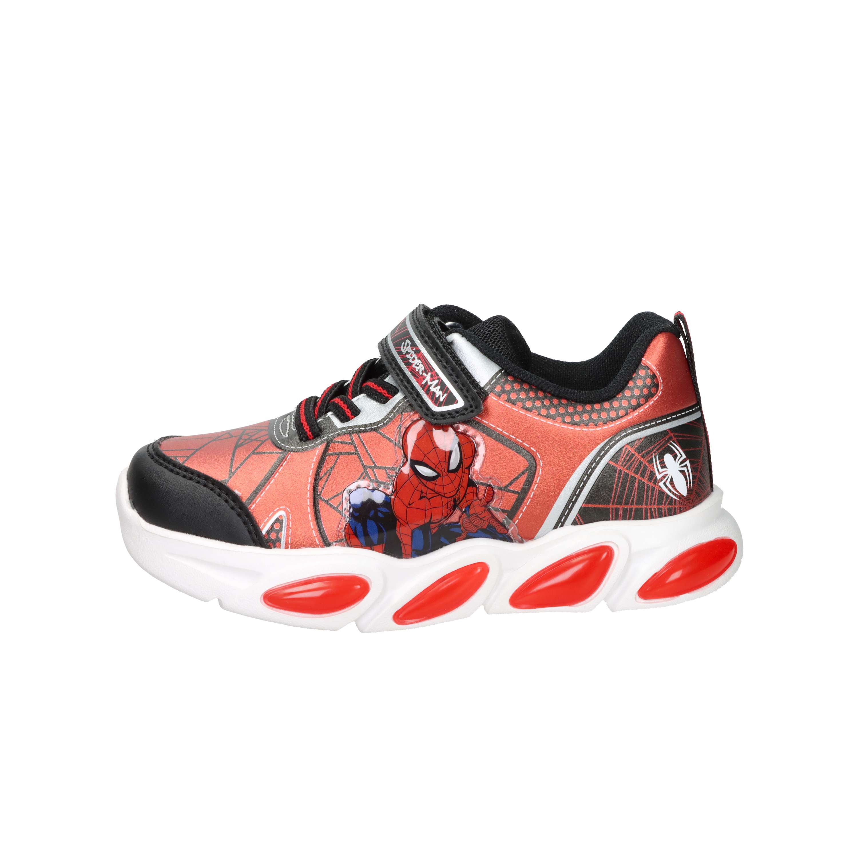 SNEAKERS BASSA SP014135 ROSSO/NERO