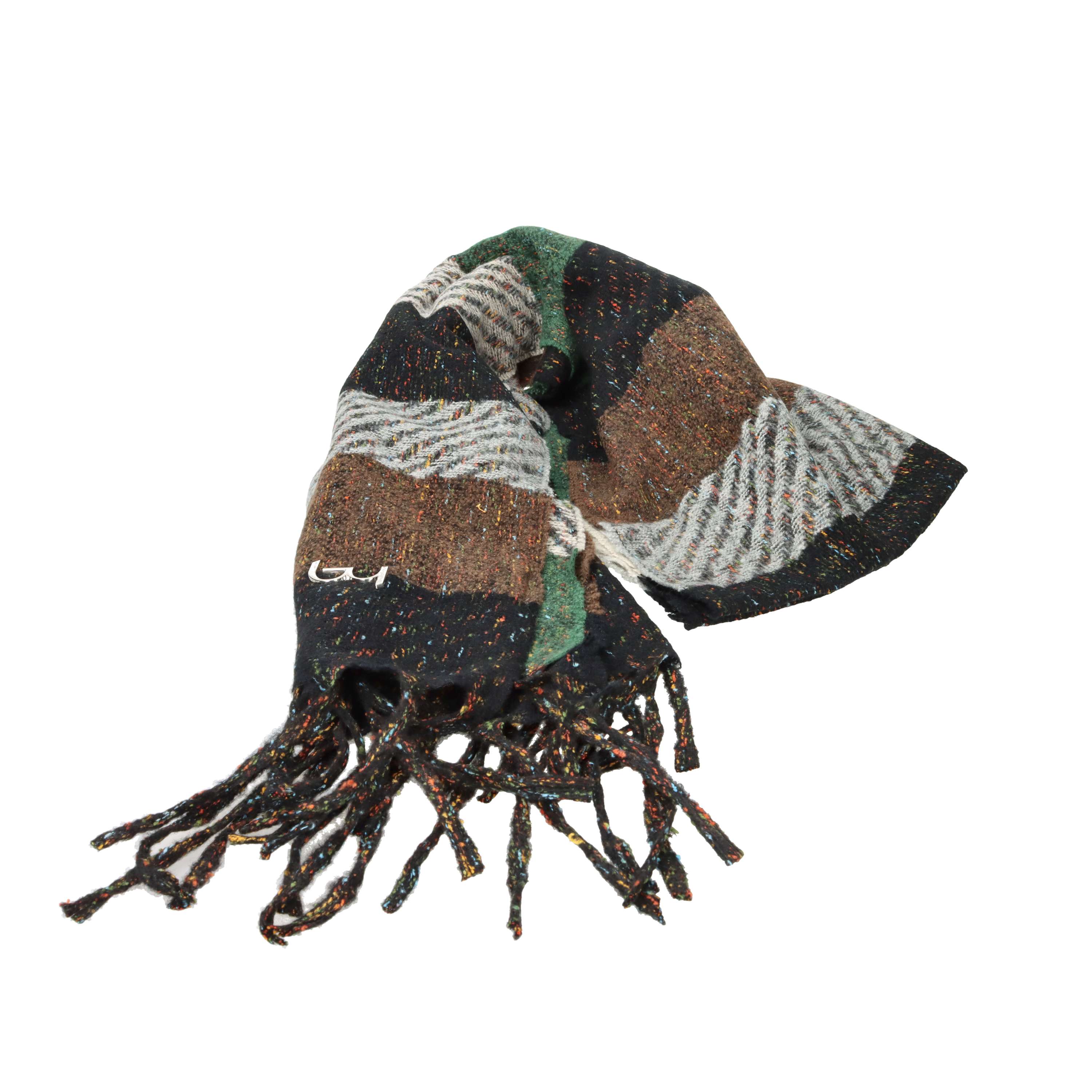 SCIARPA 20BYB25510219 VERDE/NERO