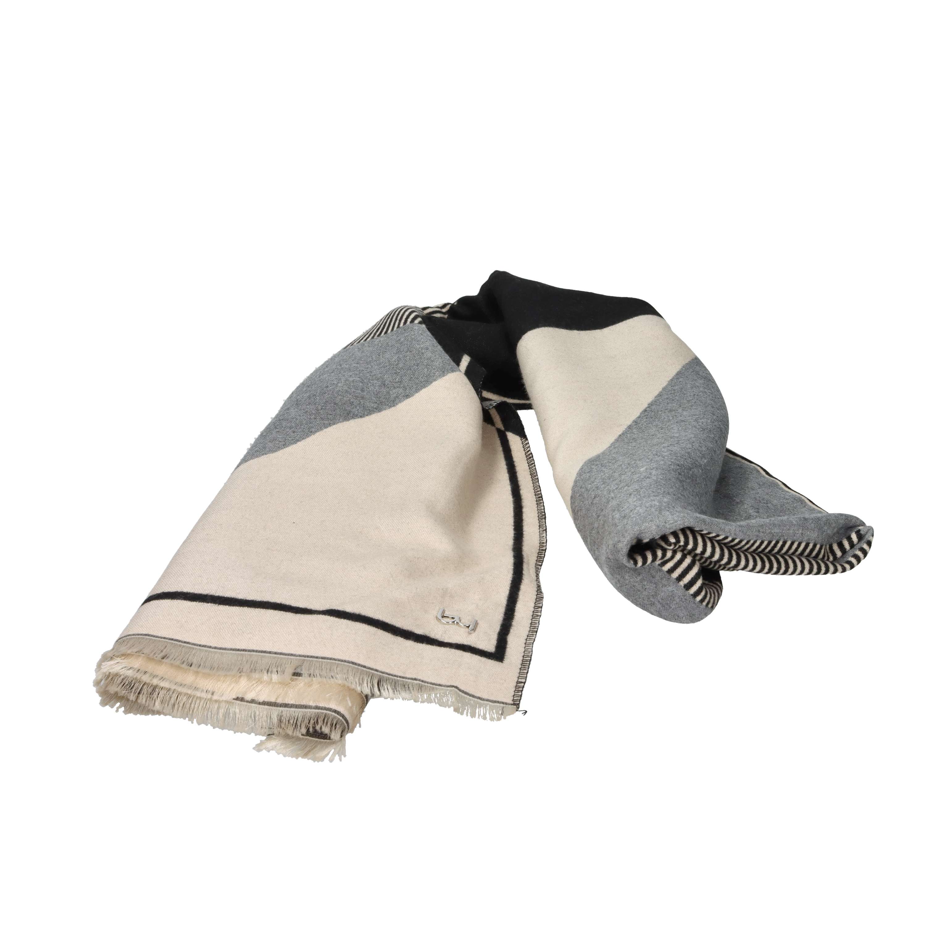 SCIARPA 20BYB23855019 NERO/BEIGE