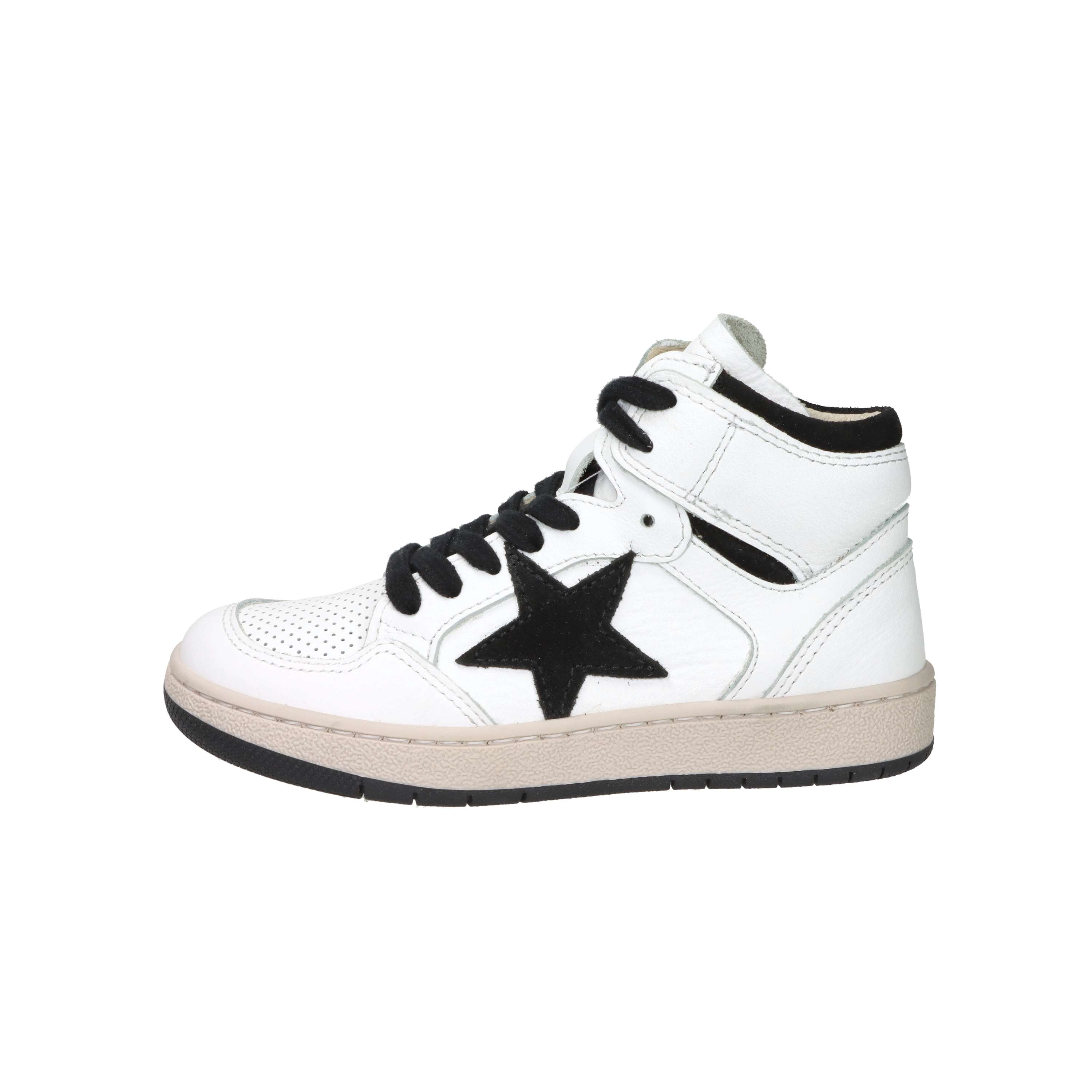 SNEAKERS ALTA C7853.50 BIANCO/NERO