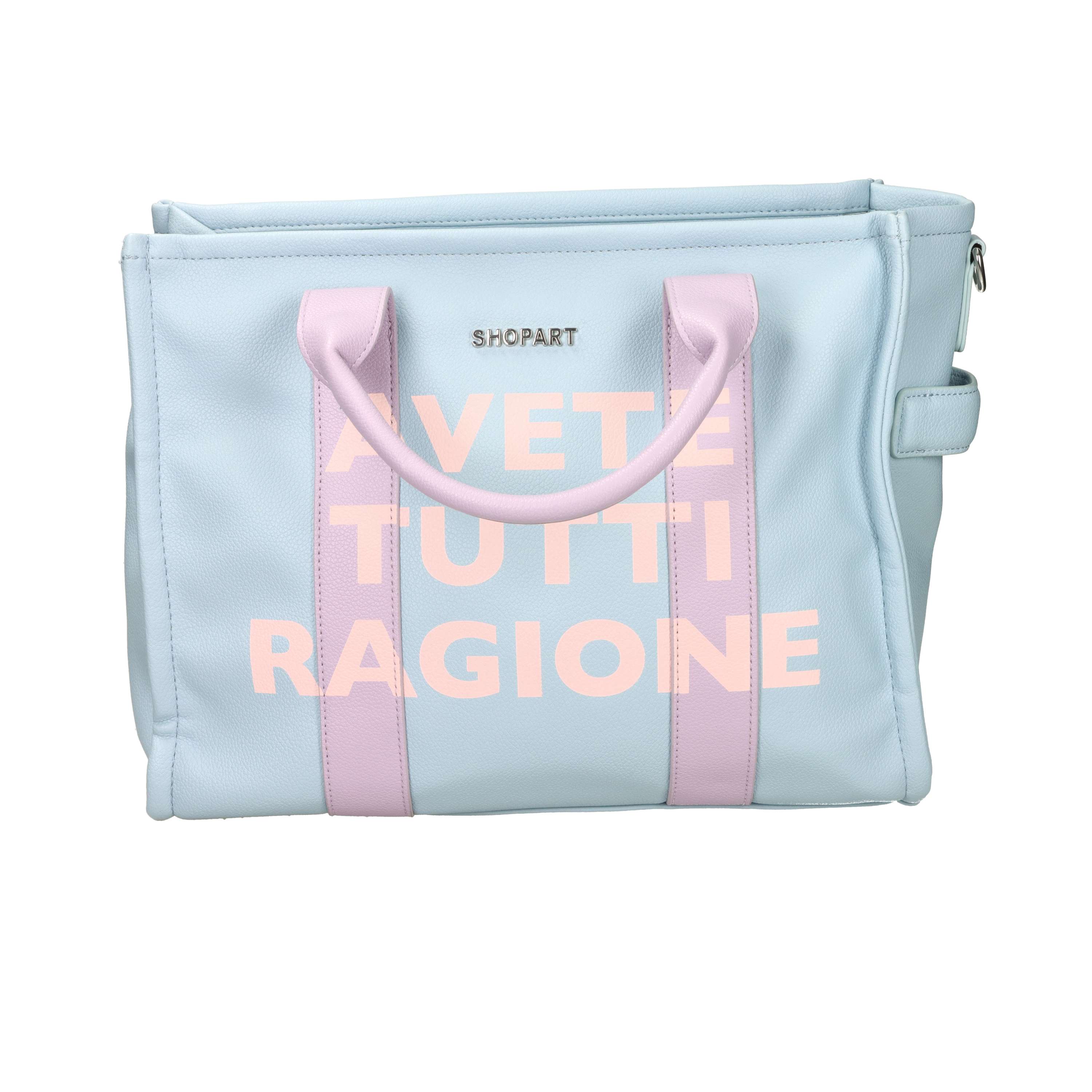 BORSA A MANO SAAF241152 CELESTE