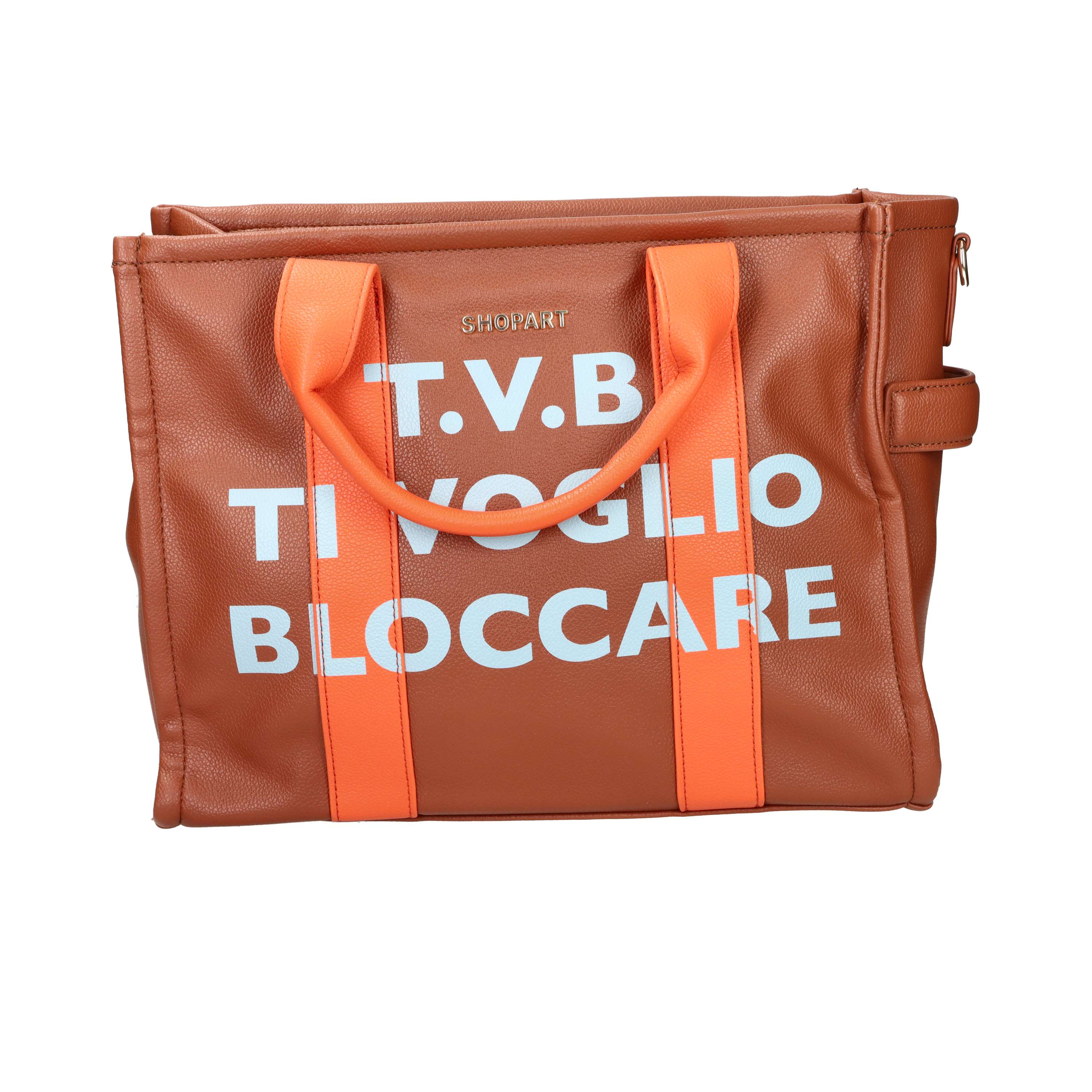 BORSA A MANO SAAF241153 MARRONE