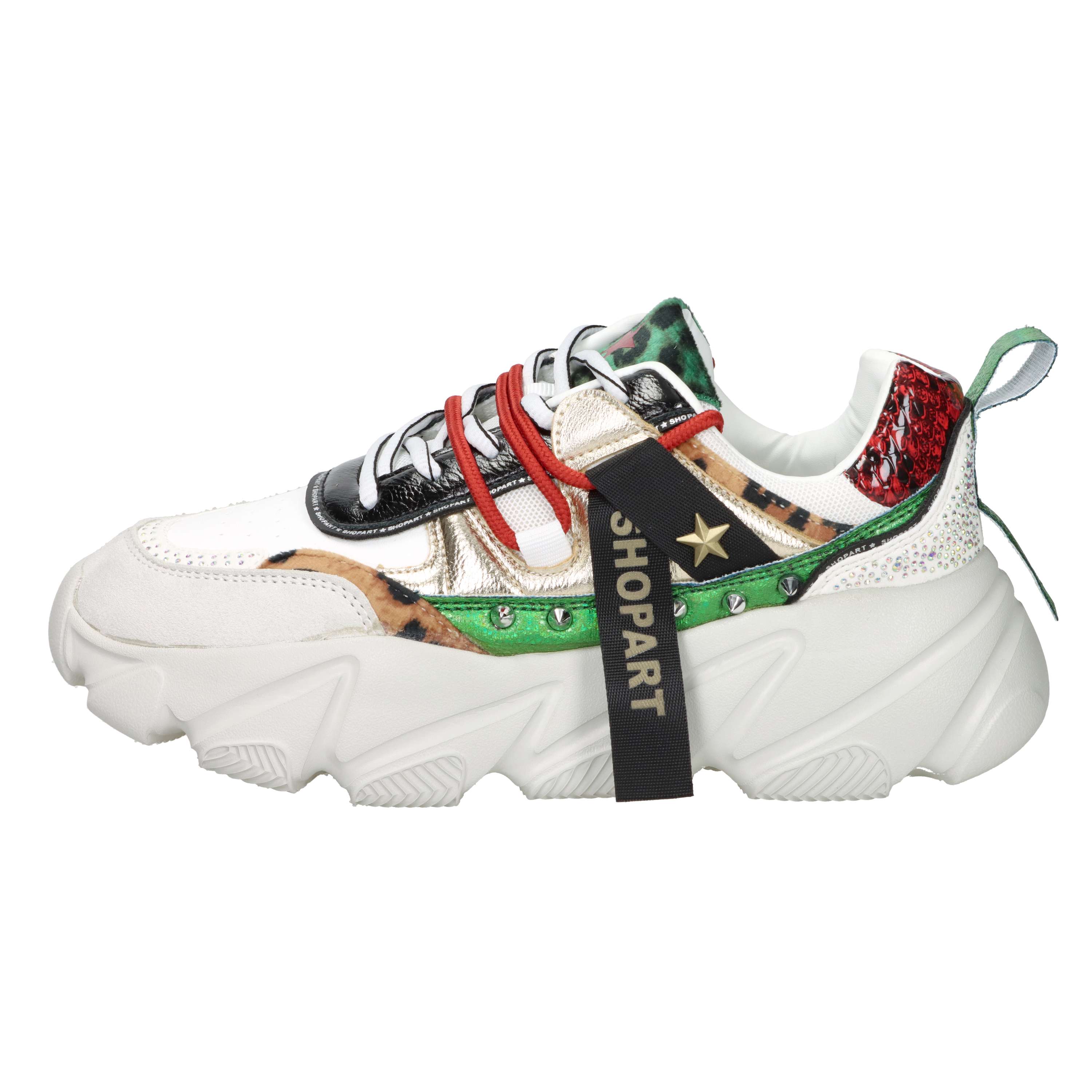 SNEAKERS BASSA SASF251223 BIANCO/NERO