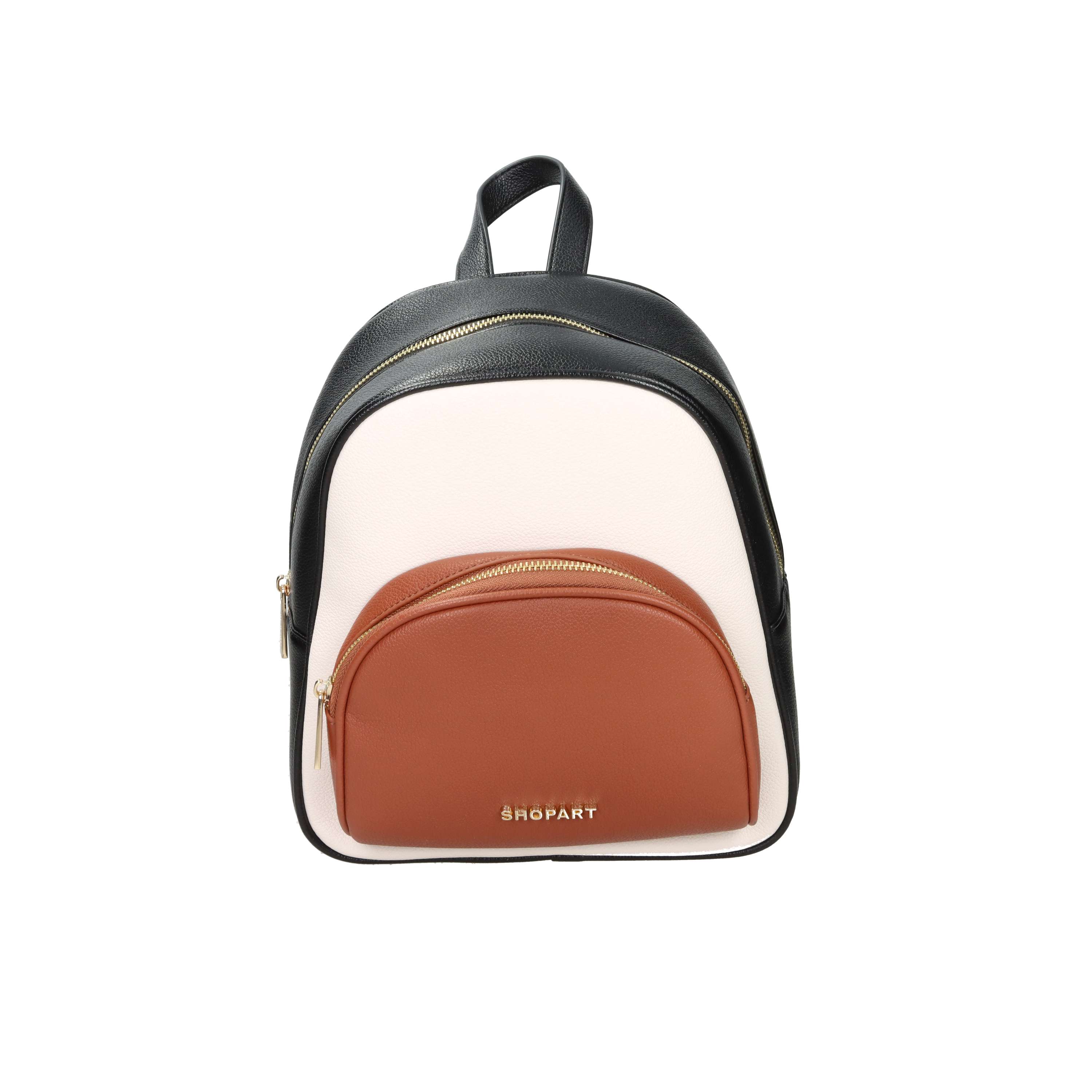 ZAINO SAAF241143 NERO/CUOIO