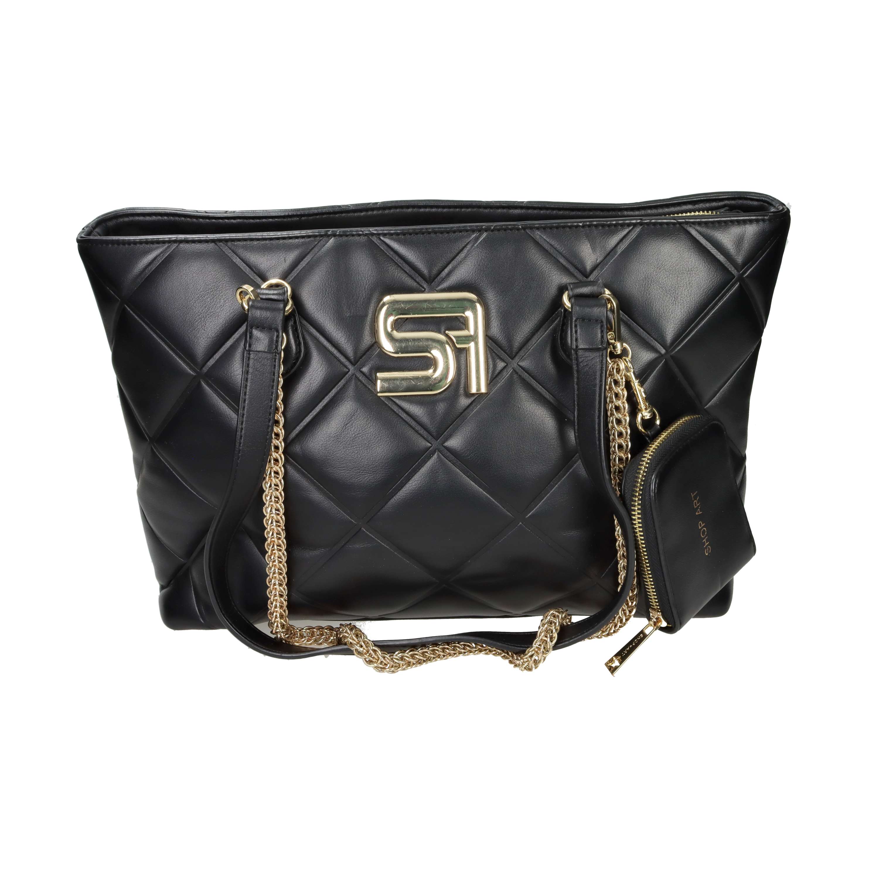 BORSA A SPALLA SAAS240815 NERO