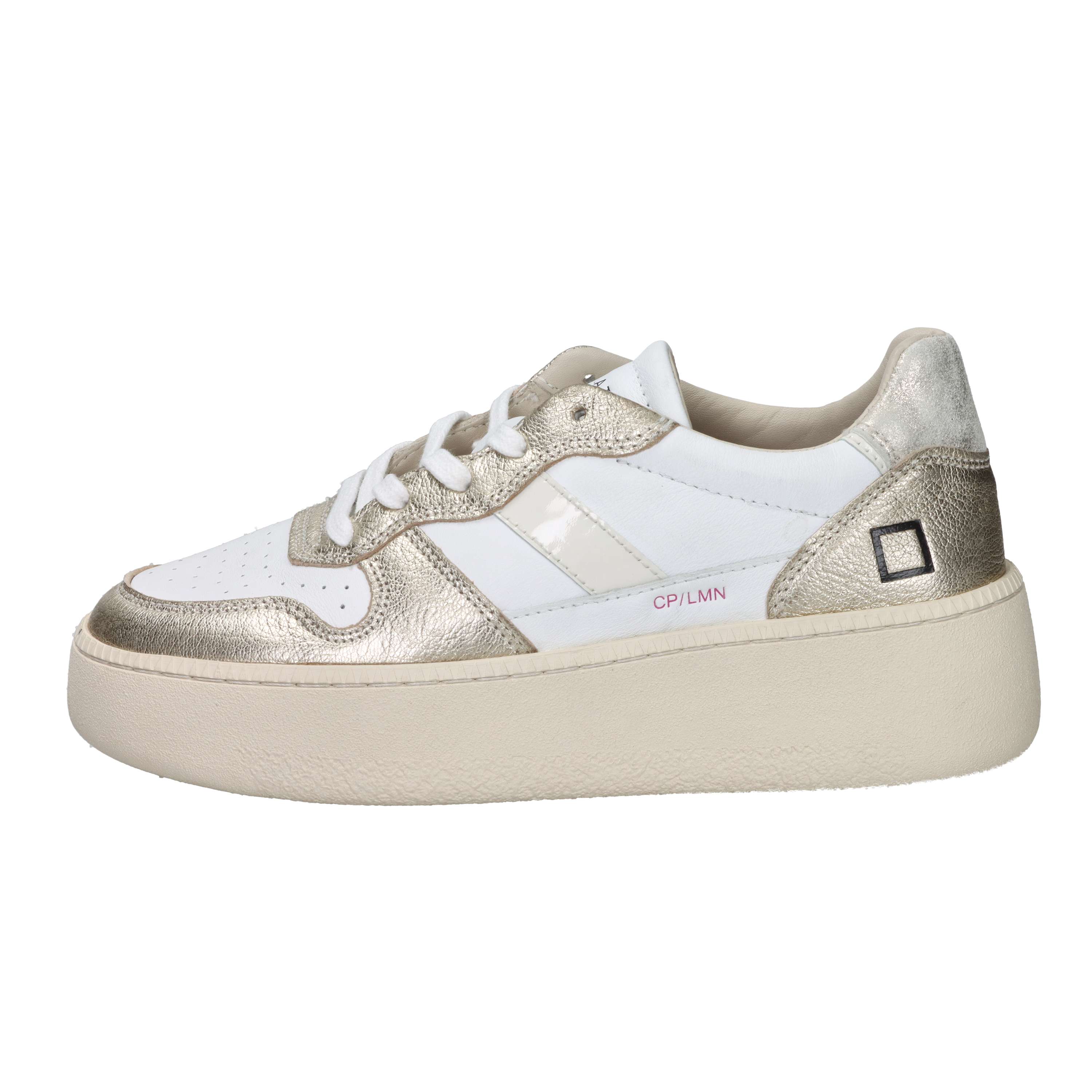 SNEAKERS BASSA W431-CP-LM-PL BIANCO/ORO