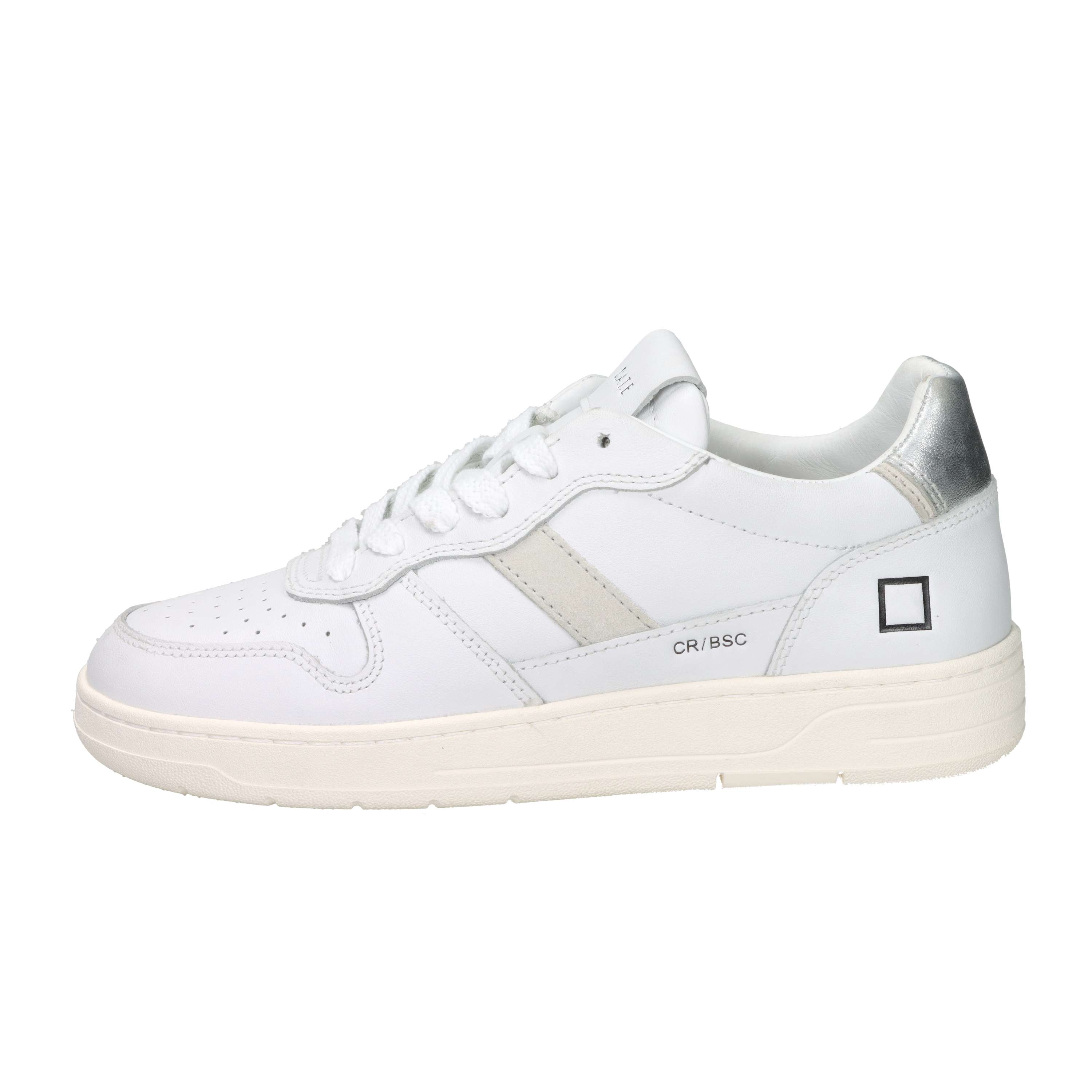 SNEAKERS BASSA W431-C2-BA-WS BIANCO/ARGENTO