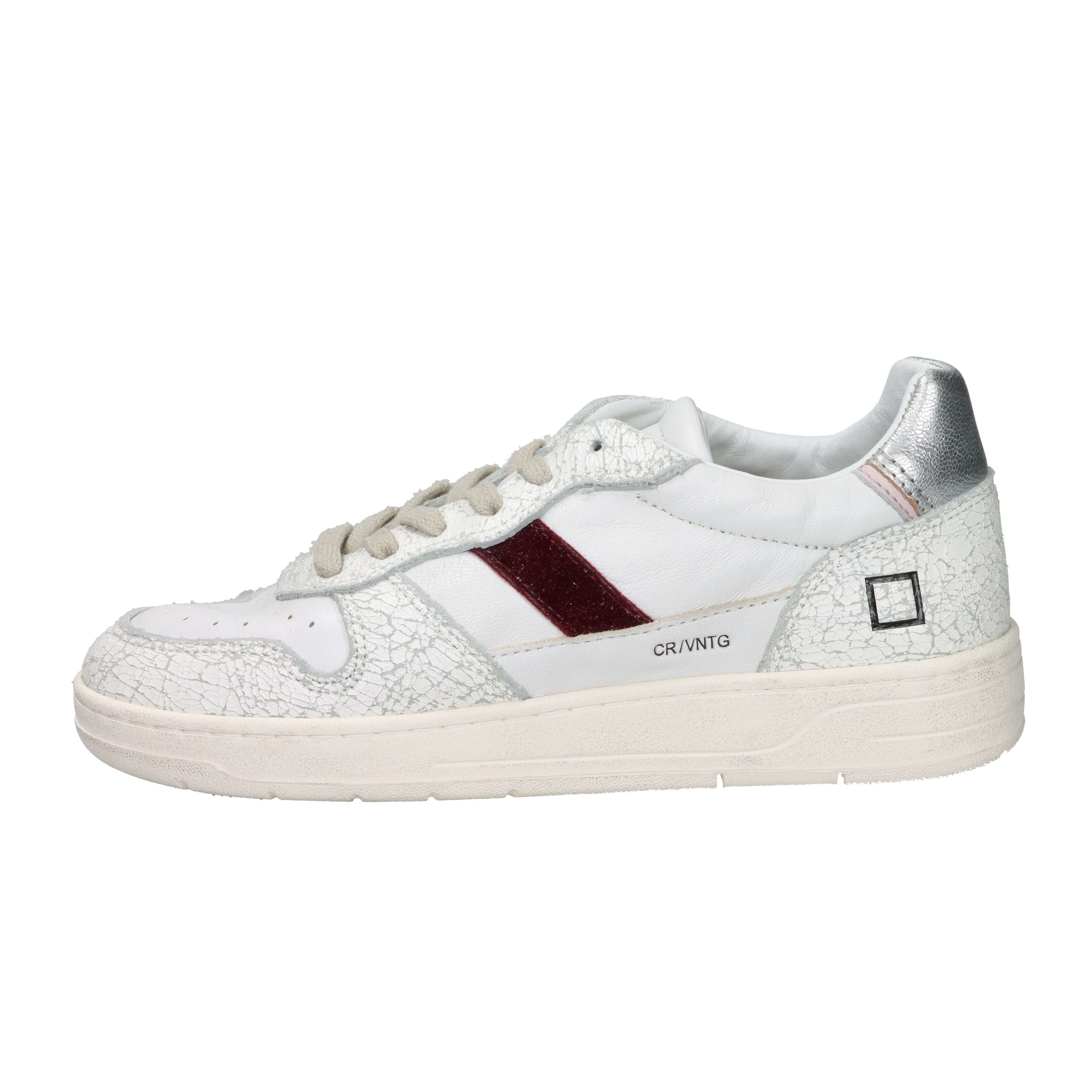 SNEAKERS BASSA W431-C2-VC-WX BIANCO/BORDEAUX