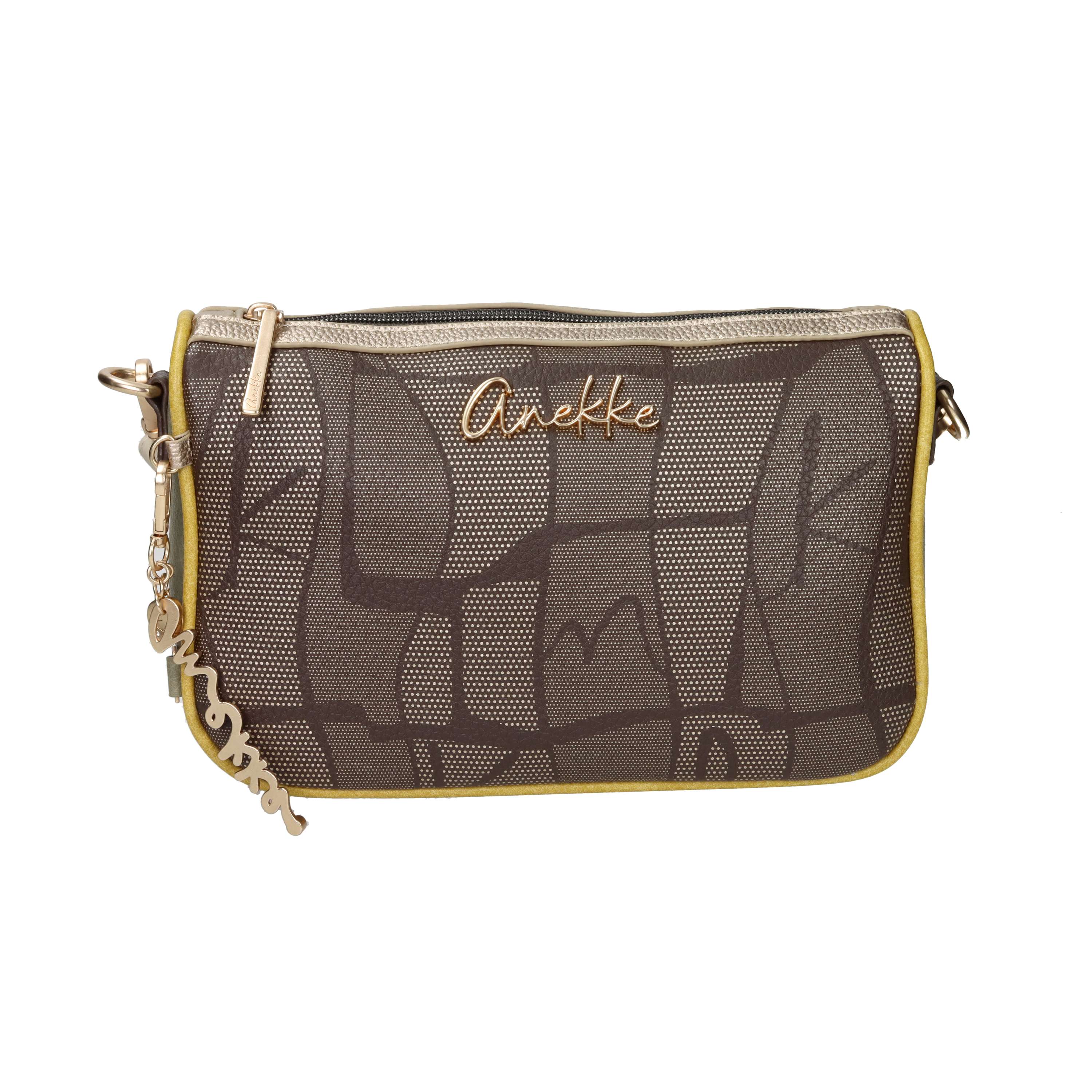 BORSA A SPALLA 42603-588-5 MARRONE/BEIGE