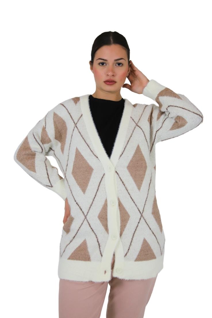 CARDIGAN DTA7913 BEIGE