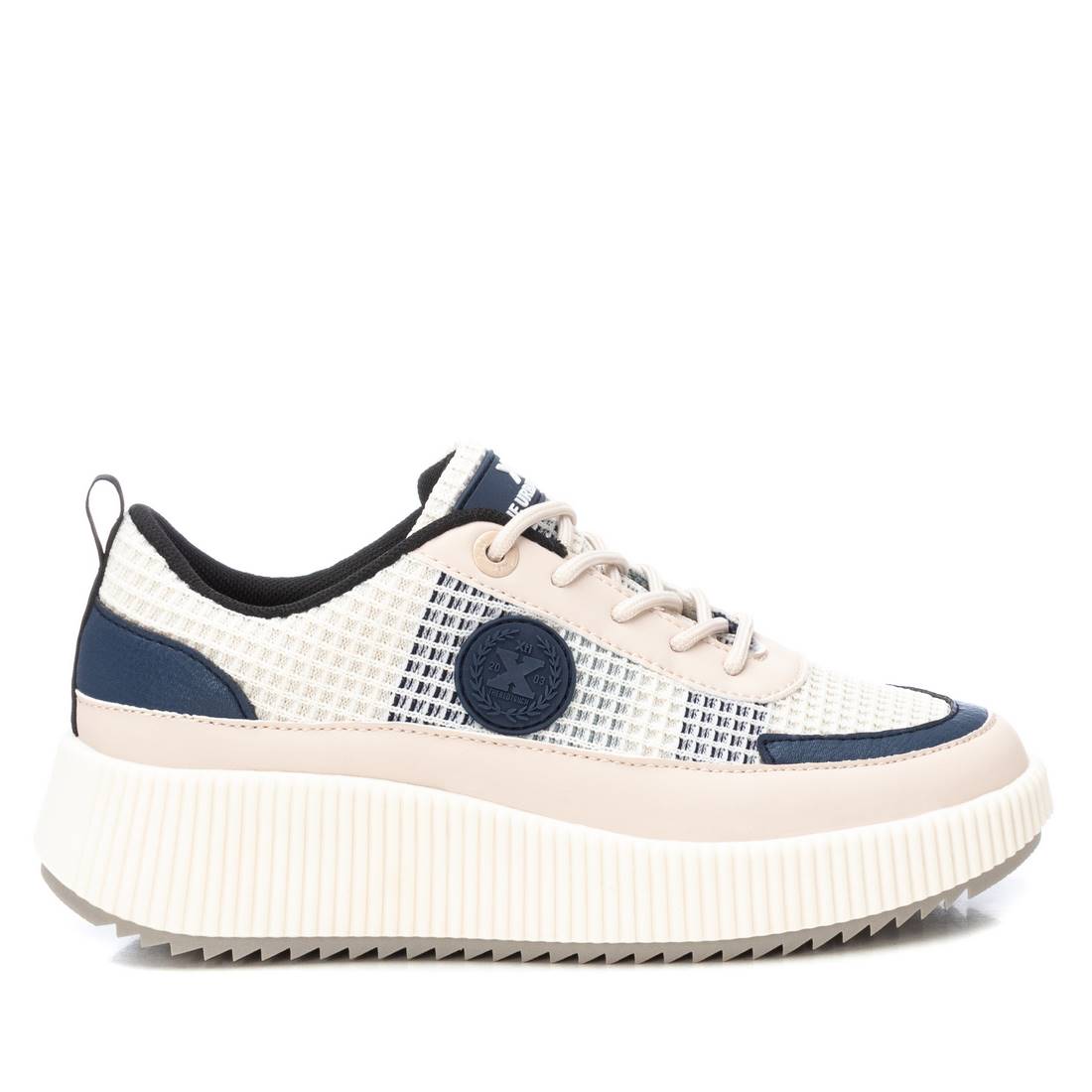 SNEAKERS BASSA 142465 BEIGE/BLU