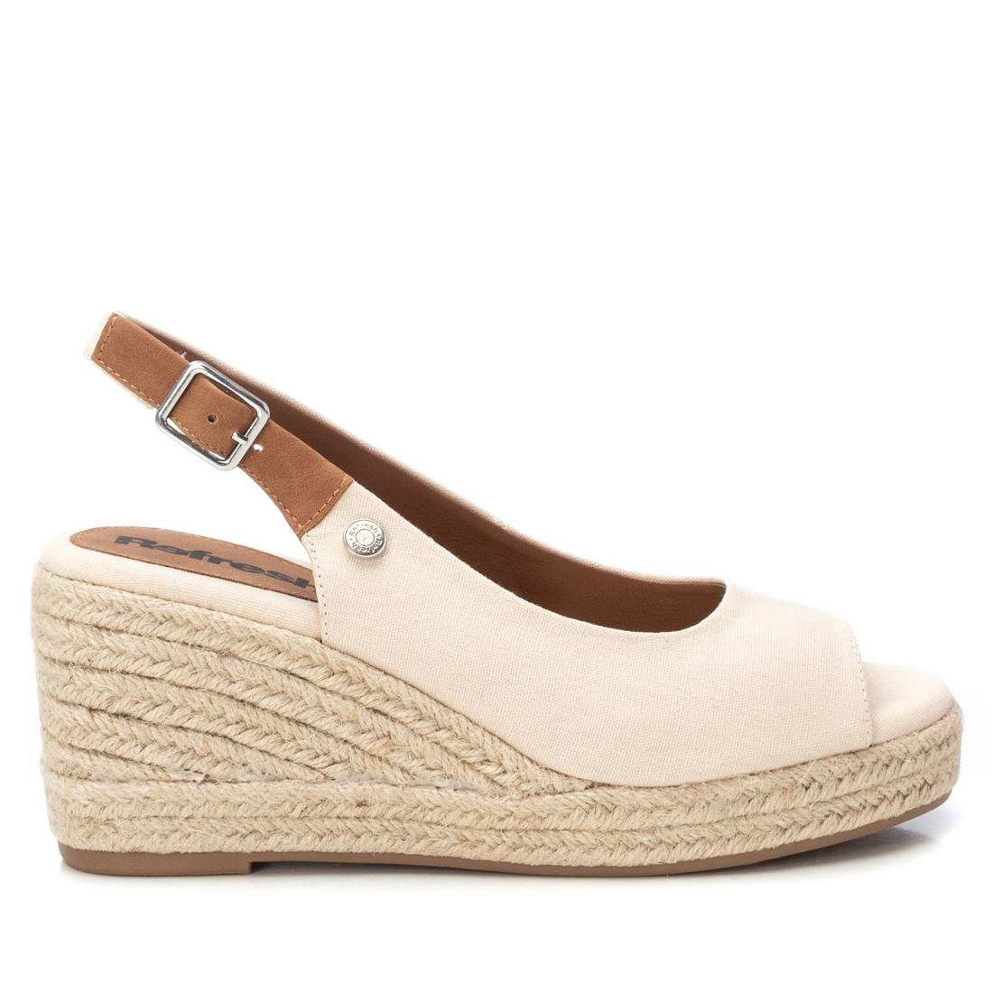 SANDALI CON ZEPPA 172663 BEIGE