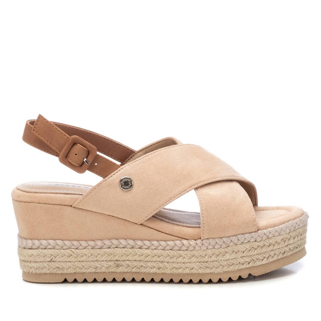SANDALI CON ZEPPA 172662 BEIGE