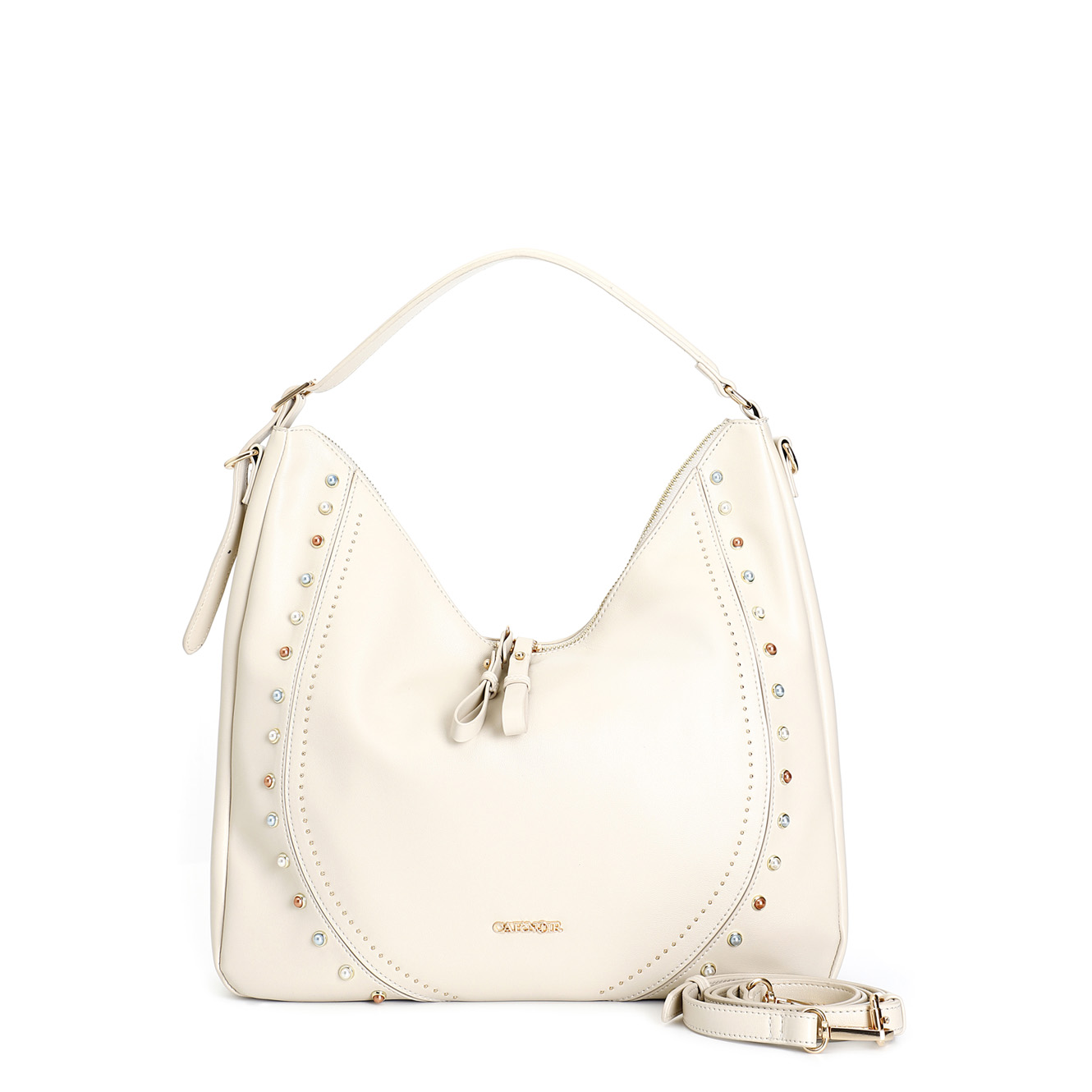 BORSA A SPALLA NI0818 BEIGE