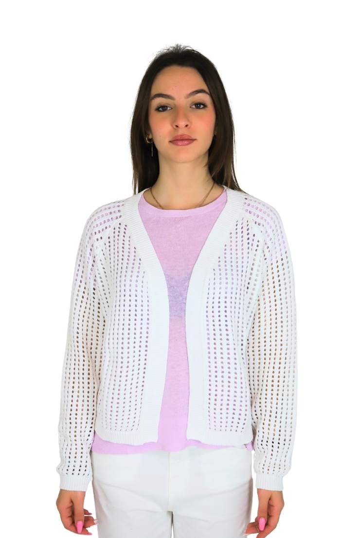 CARDIGAN DKE8066 BIANCO