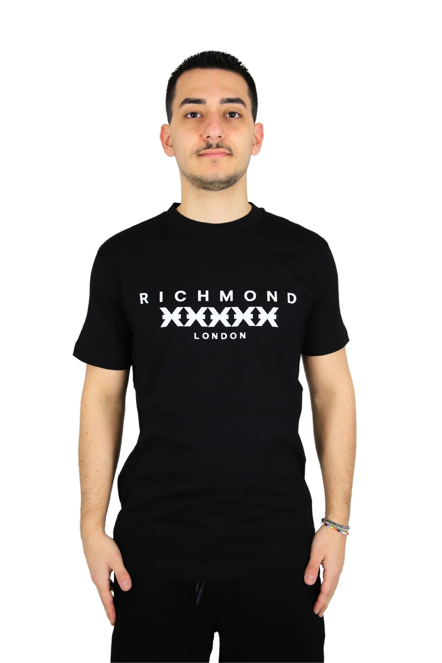 T-SHIRT UMP25004TS NERO/BIANCO
