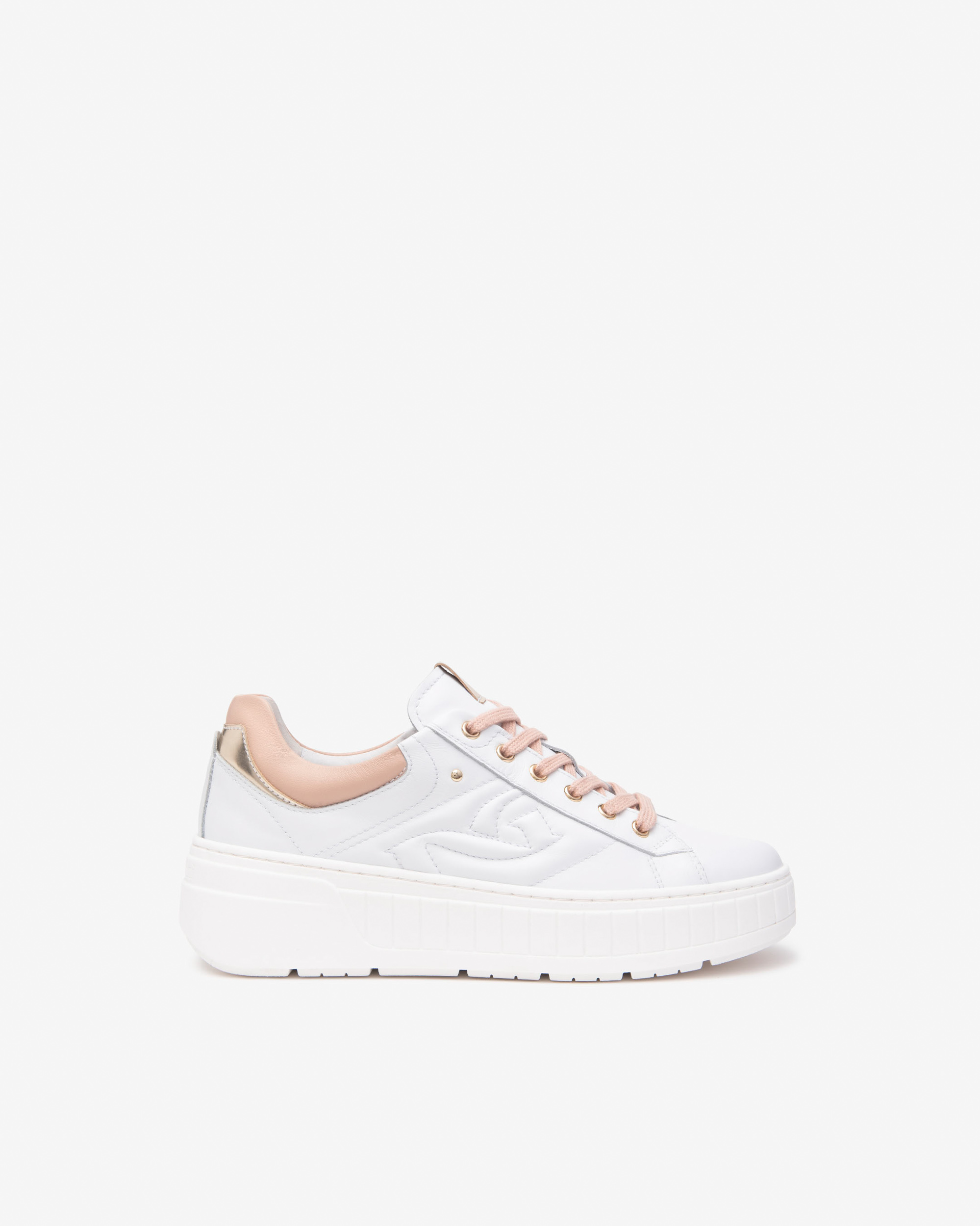 SNEAKERS BASSA E513090D BIANCO/ROSA