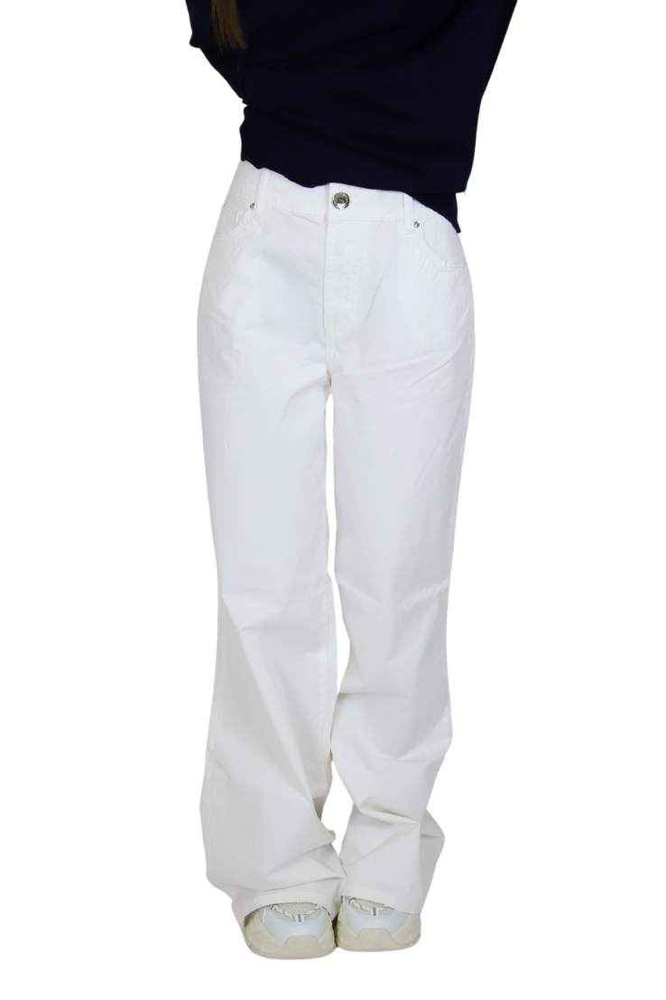 PANTALONE DKE8253 BIANCO