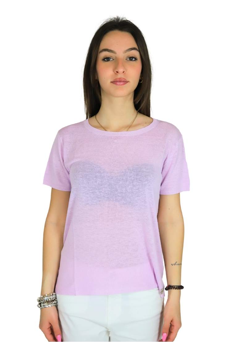 MAGLIA DKE8042 LILLA