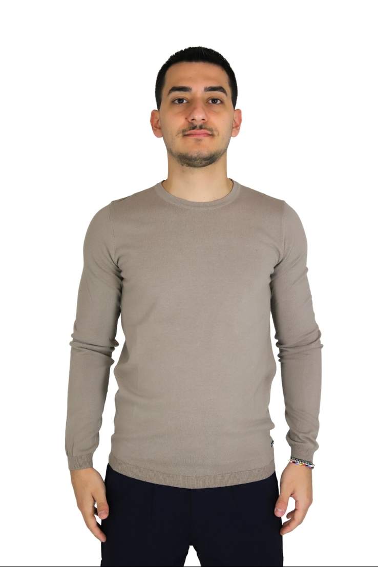MAGLIA UKE7002 TAUPE